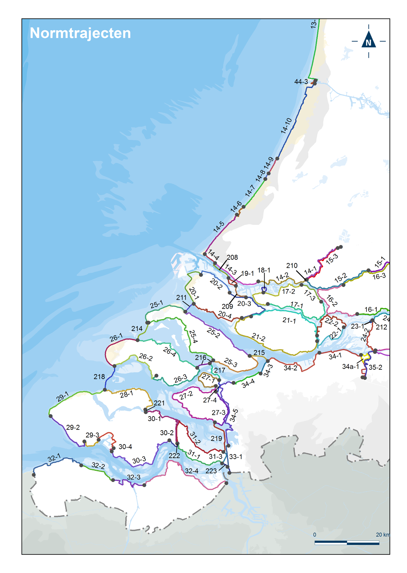 Kaart 3: Zuid-West Nederland