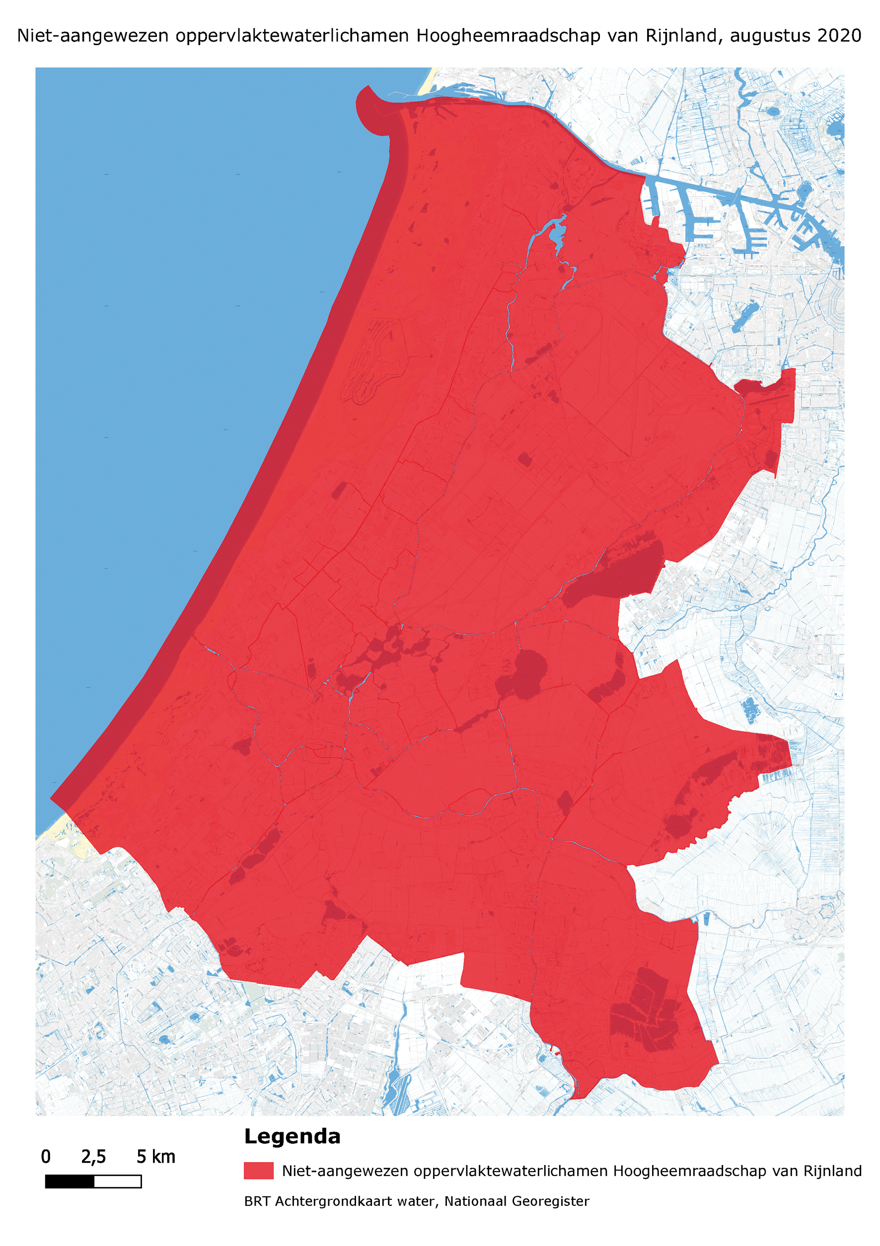 Niet-aangewezen oppervlaktewaterlichamen Hoogheemraadschap van Rijnland