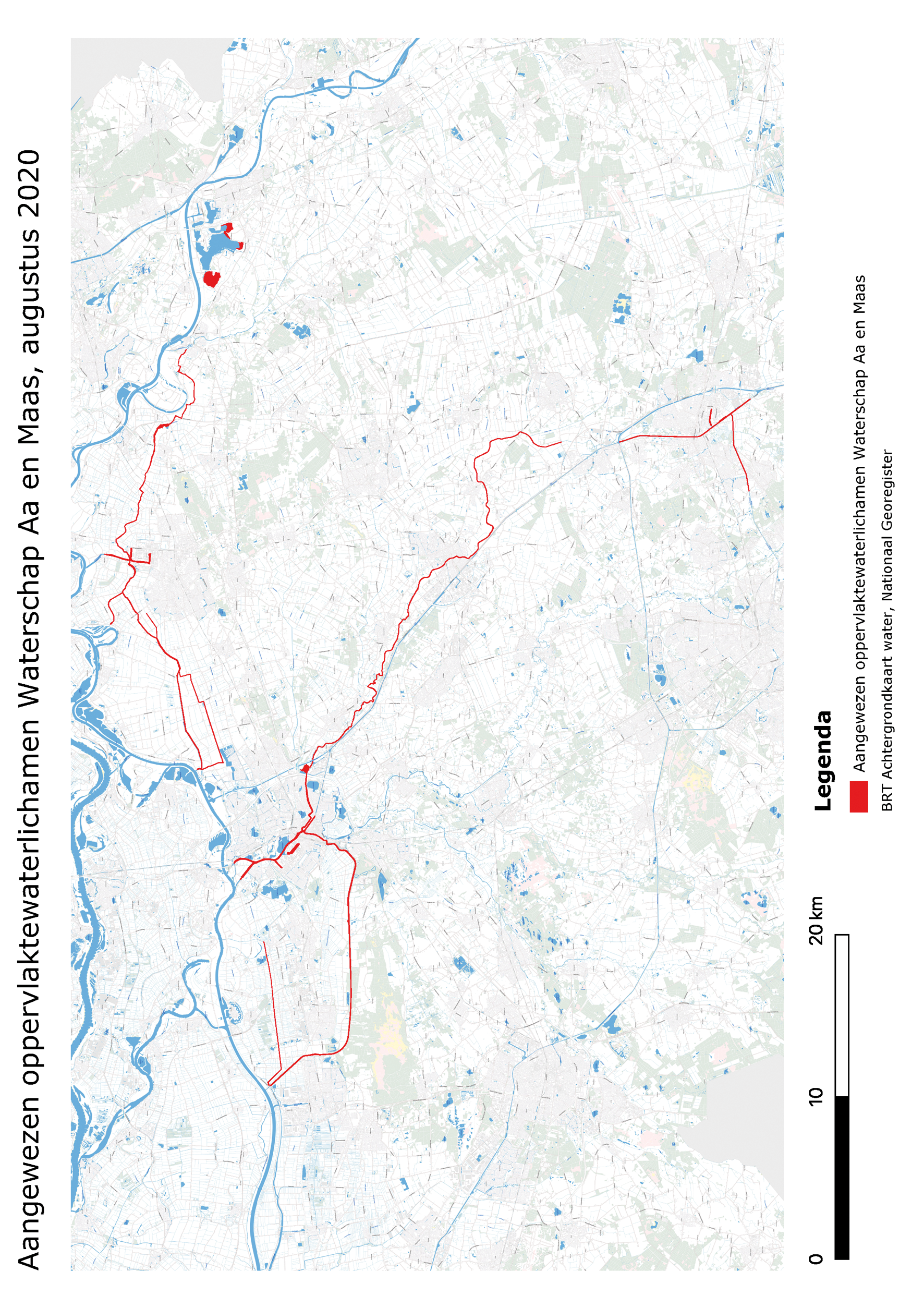 Aangewezen oppervlaktewaterlichamen Waterschap Aa en Maas