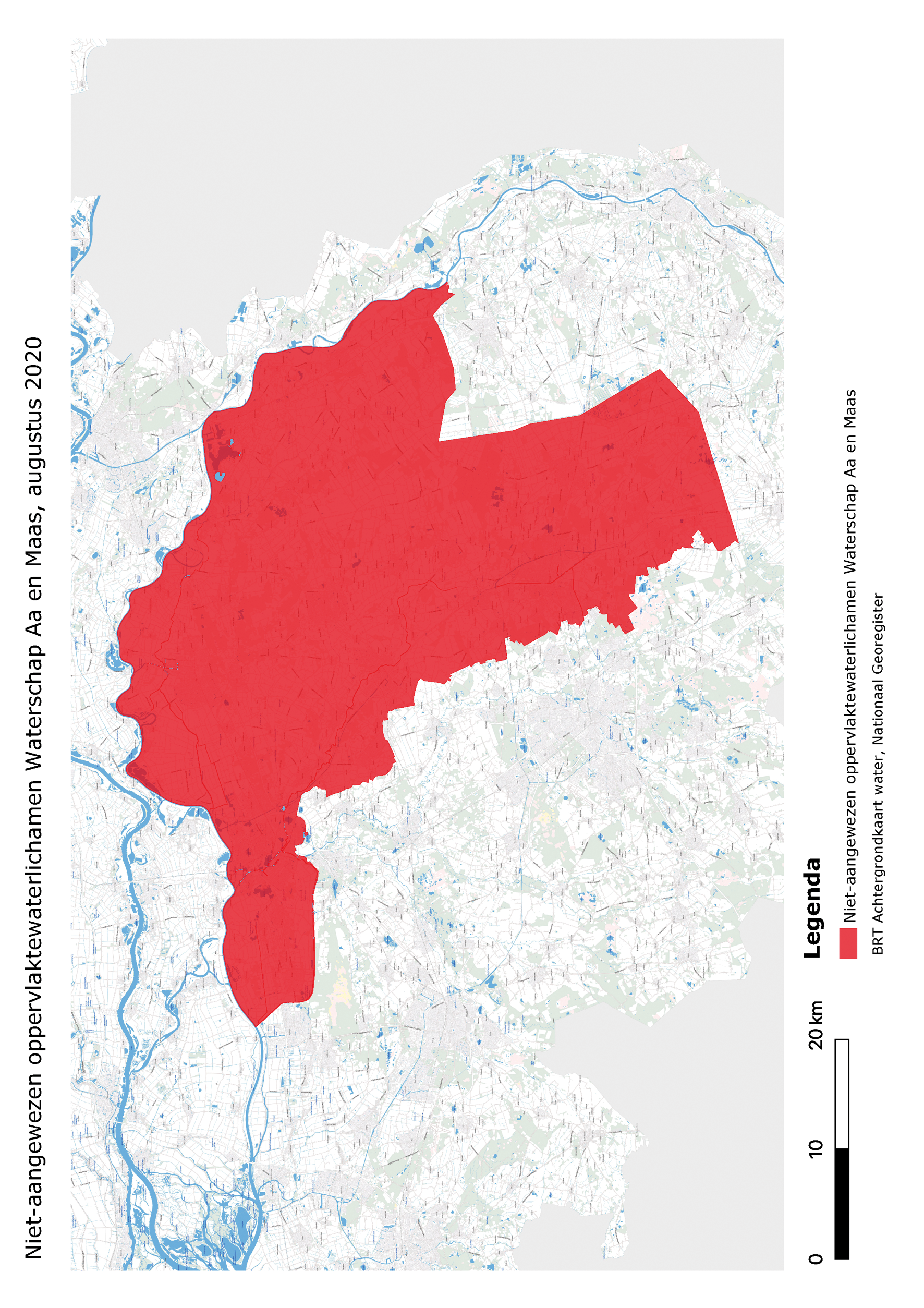 Niet-aangewezen oppervlaktewaterlichamen Waterschap Aa en Maas