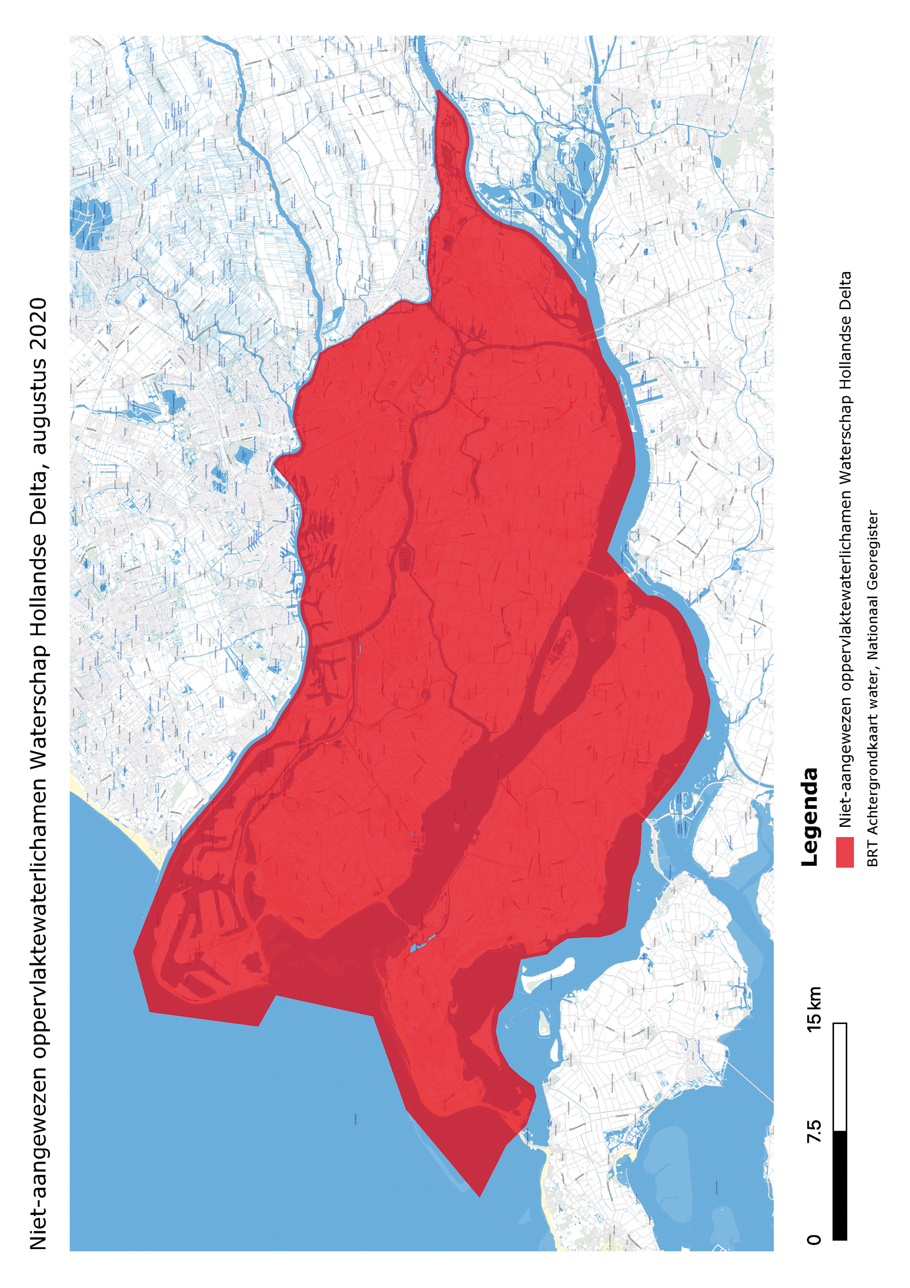 Niet-aangewezen oppervlaktewaterlichamen Waterschap Hollandse Delta