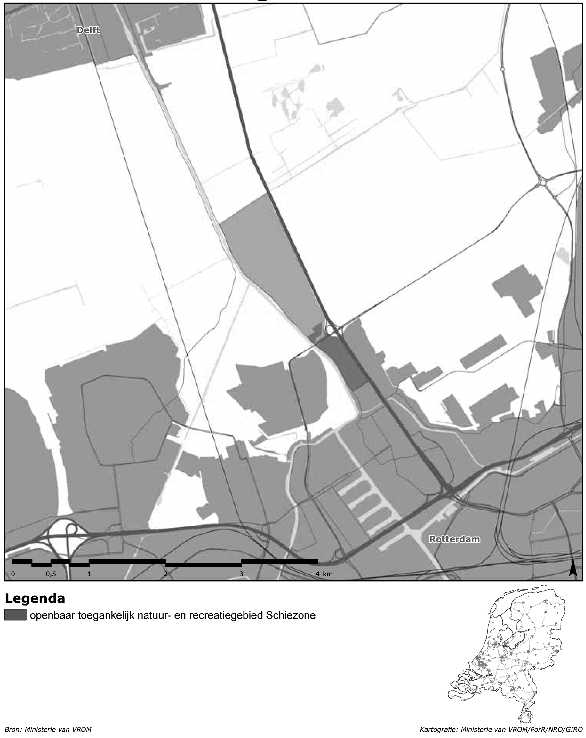 Kaart 7f: openbaar toegankelijk natuur-
              en recreatiegebied Schiezone