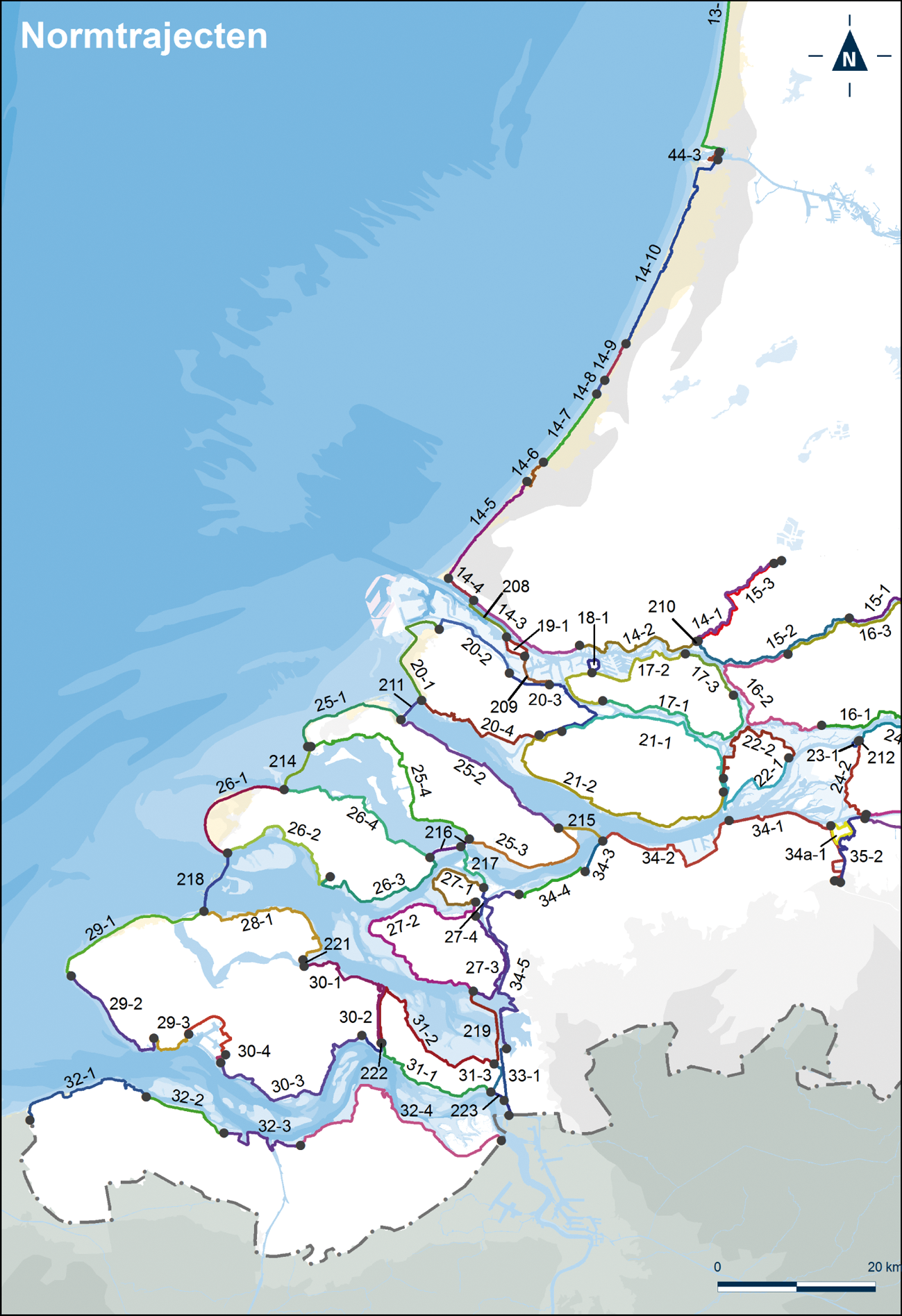 Kaart 3: Zuid-West Nederland