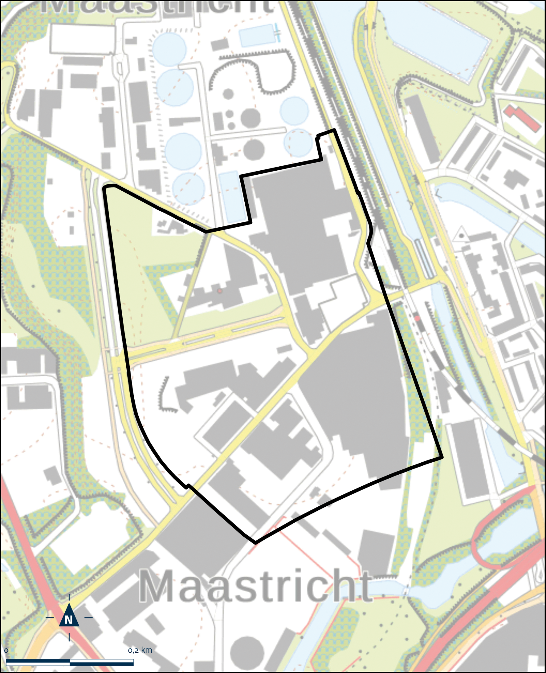 Kaart Maastricht, Retailpark Belvédère