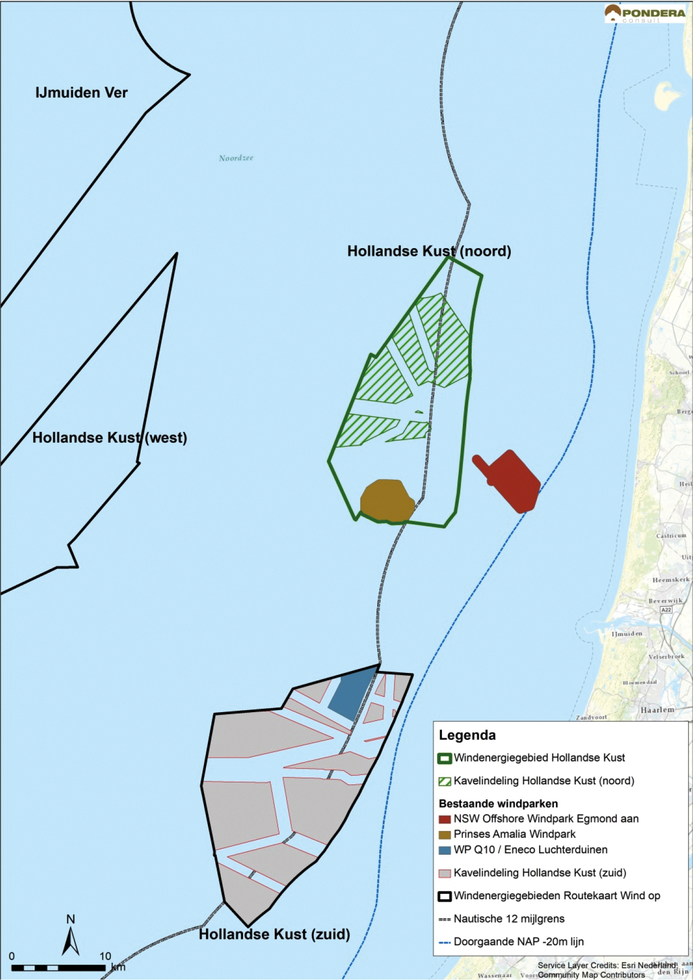 Figuur 5 Overzicht van andere operationele windparken in de omgeving