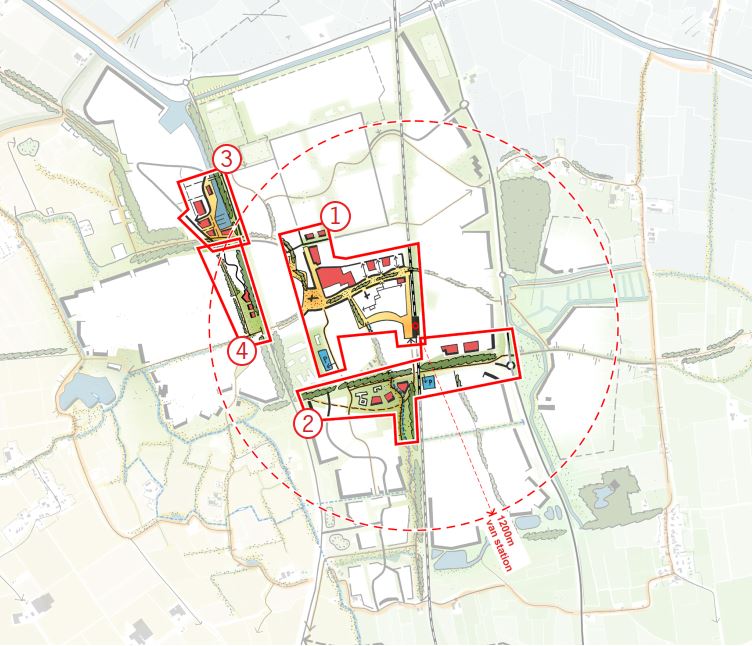 De binnenstedelijke stadsprojecten