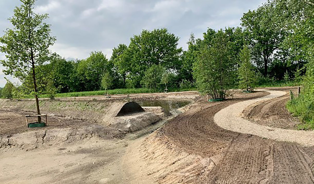 Nieuwe verwijzing naar de Landweer (greppel en wal), ter hoogte van Doonheide II