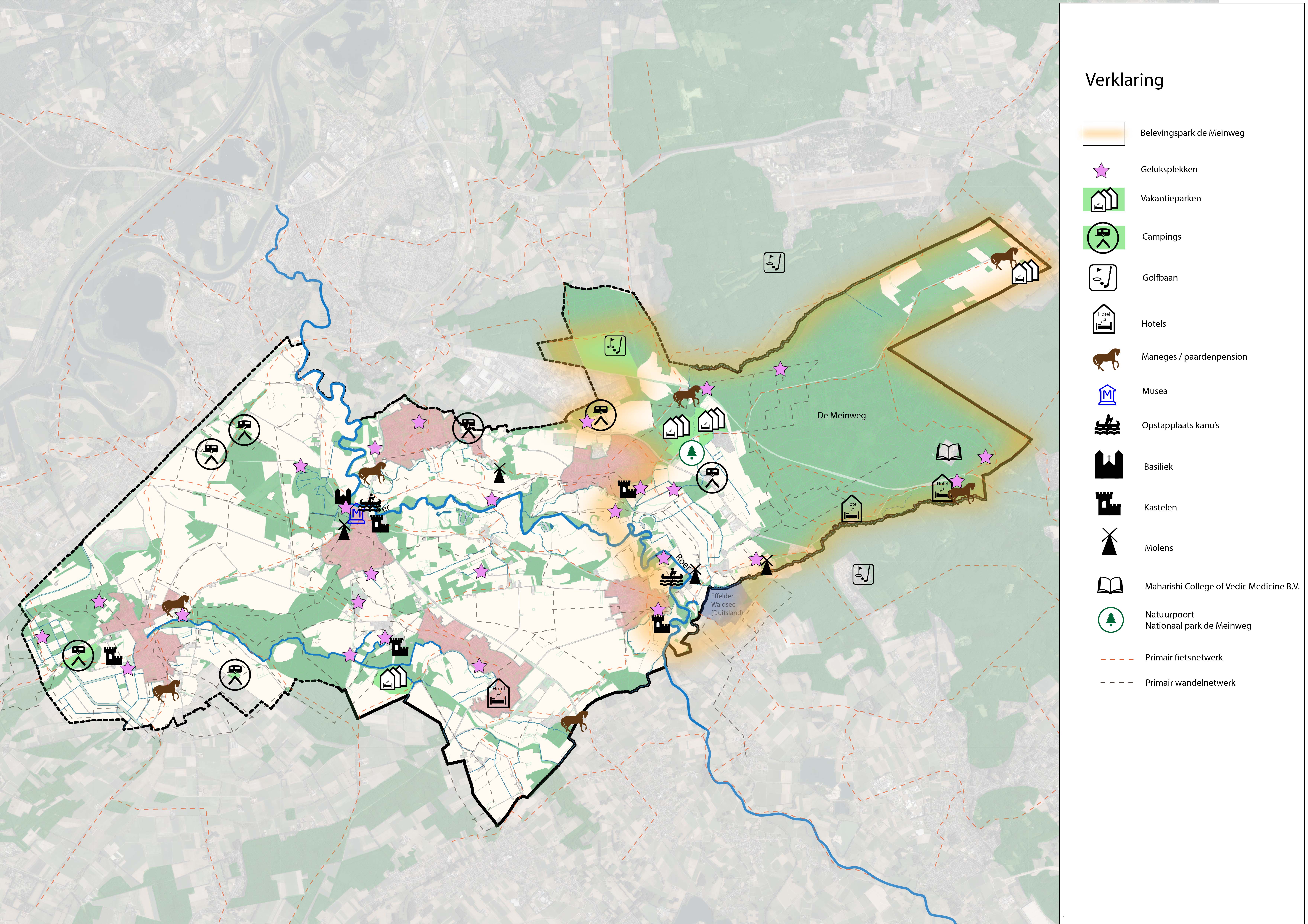 Afbeelding 18: Themakaart Toeristisch Roerdalen