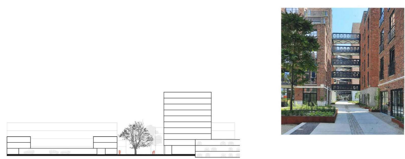 Afbeelding met gebouw, boom, schets, raam Door AI gegenereerde inhoud is mogelijk onjuist.