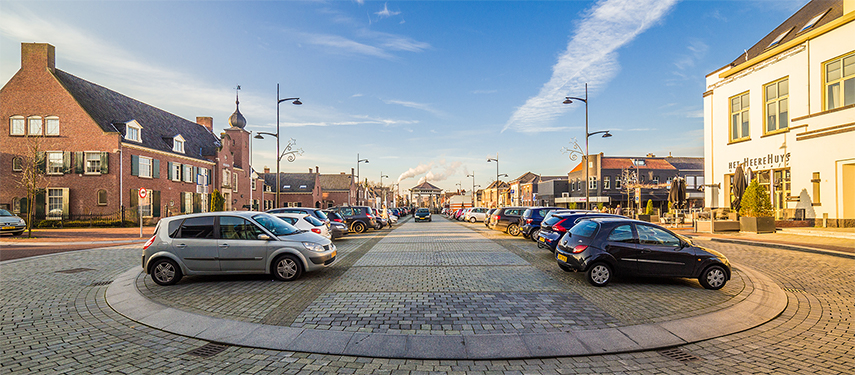 Foto van het heereplein Raamsdonksveer
