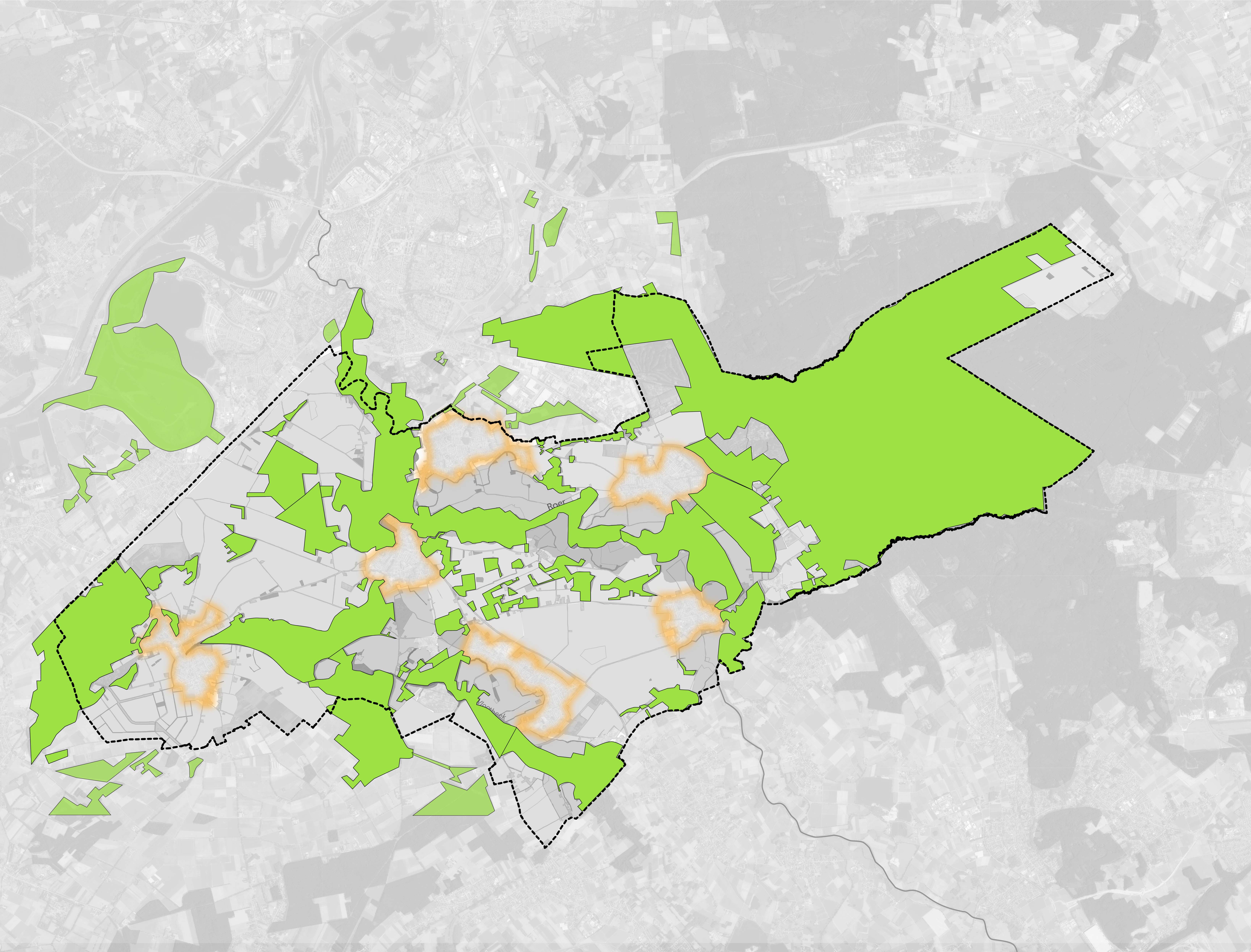Afbeelding 15: Goudgroene zone