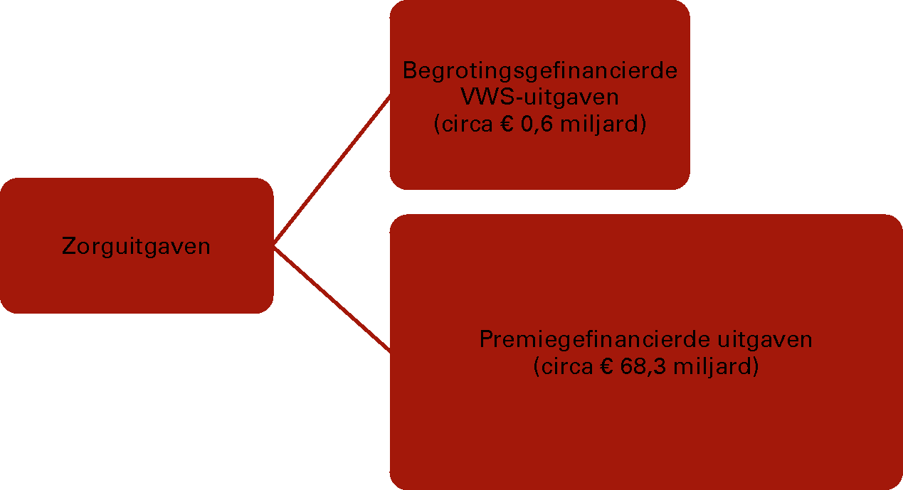 Overzicht 1: Zorguitgaven naar financieringsbron