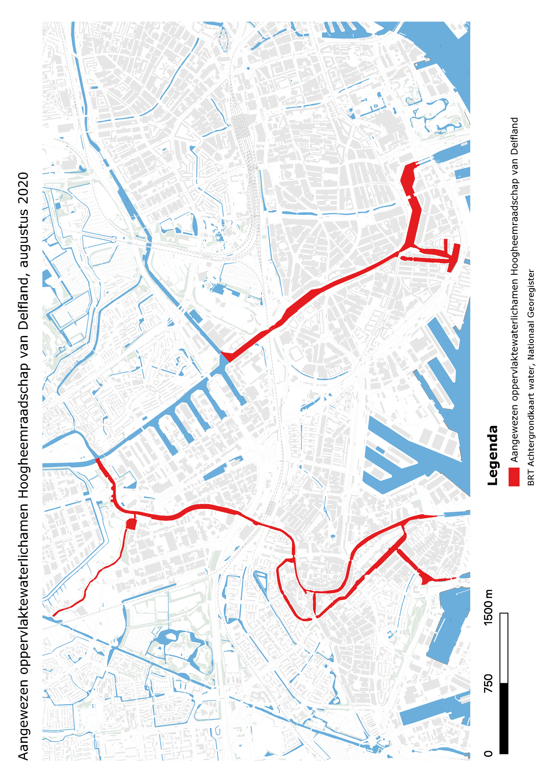 Aangewezen oppervlaktewaterlichamen Hoogheemraadschap van Delfland