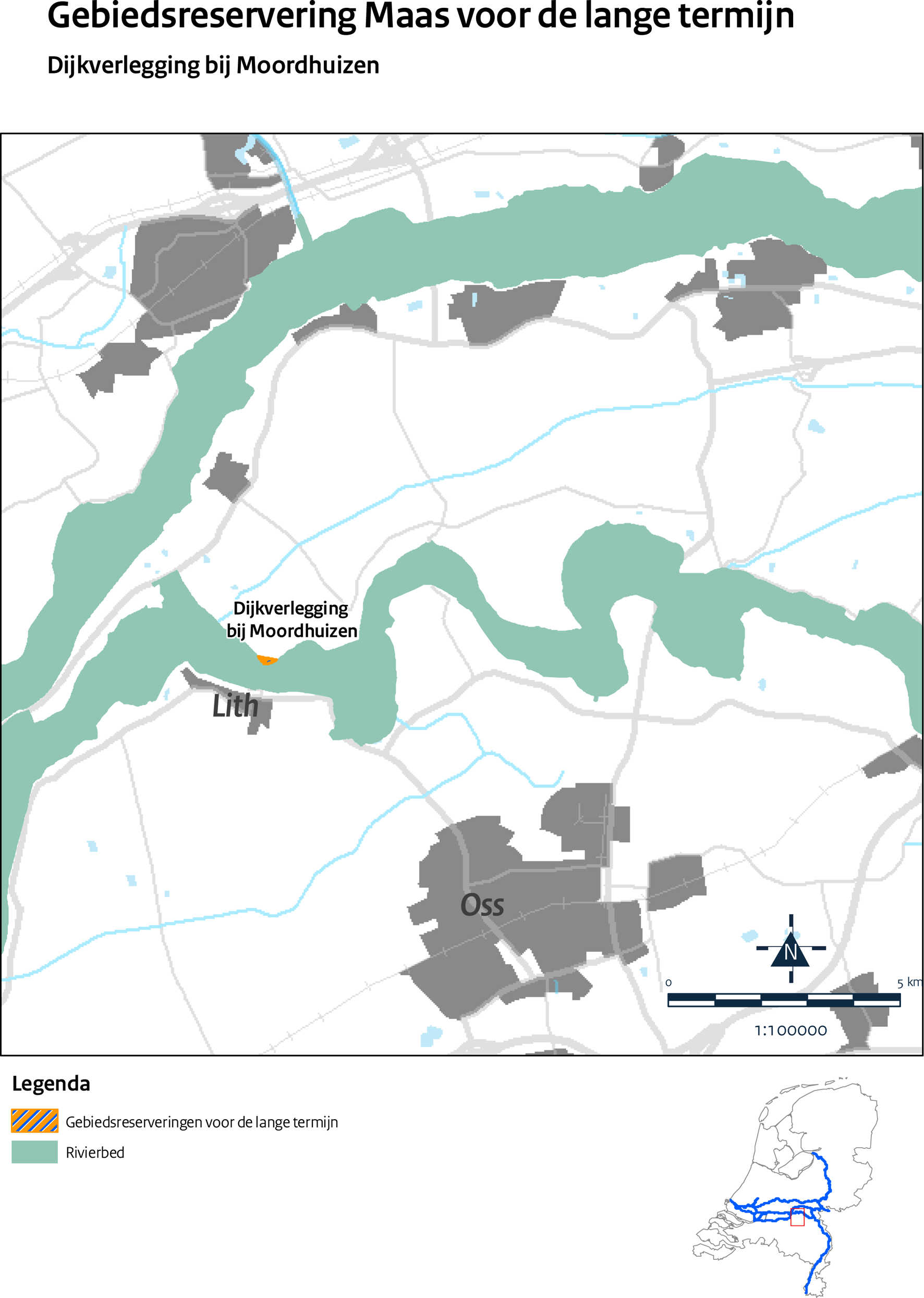 kaart 3c – Gebiedsreservering Maas