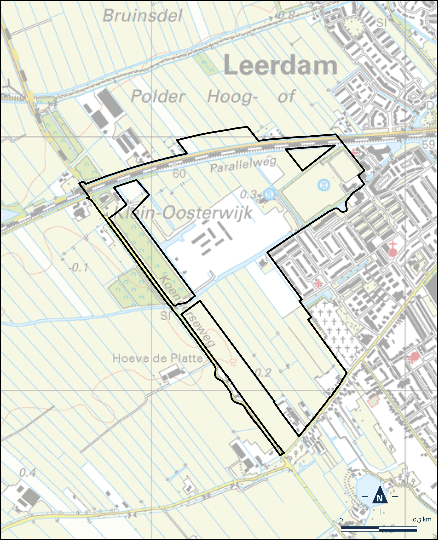 Kaart Leerdam, Broekgraaf