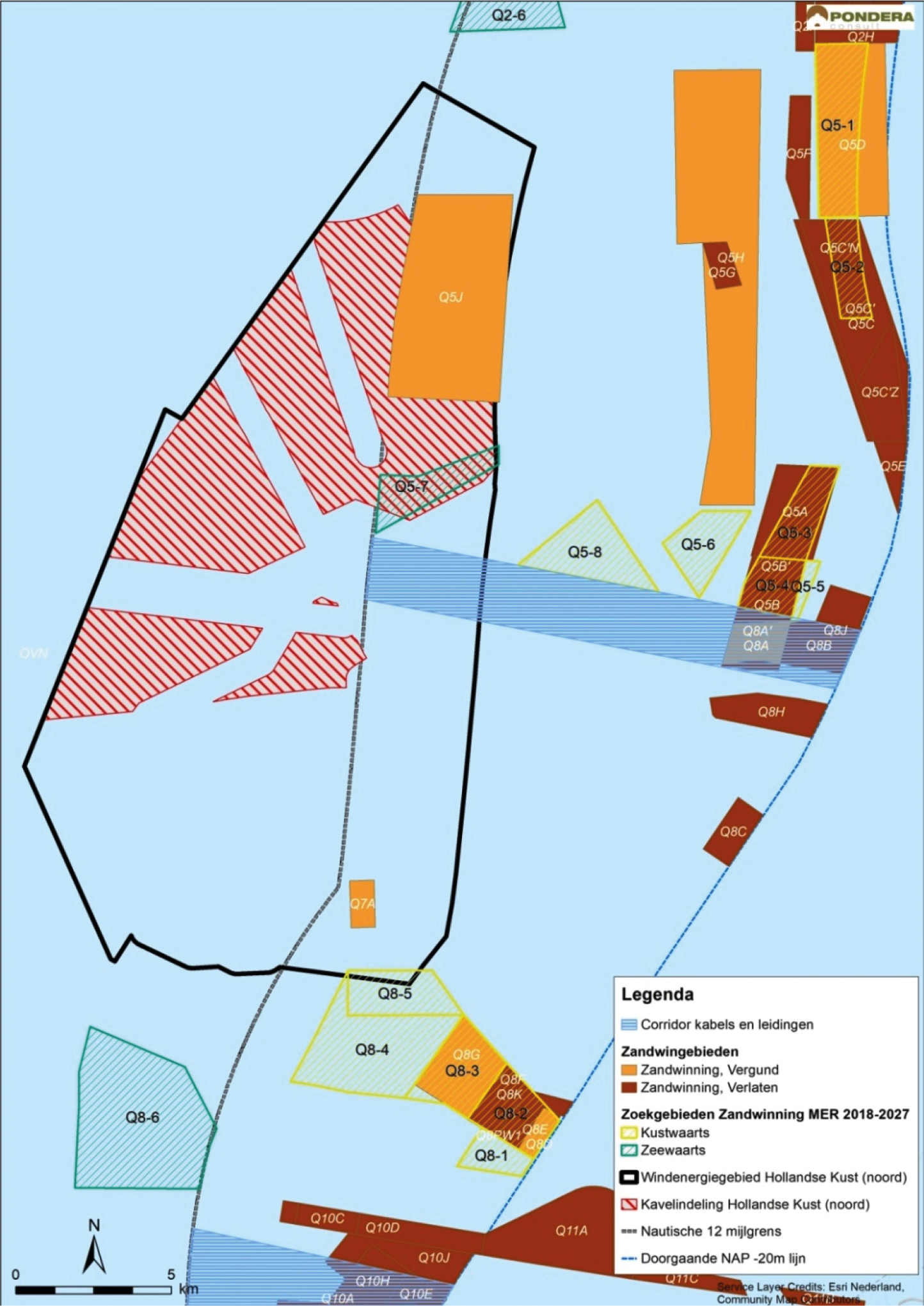 Figuur 10 Windenergiegebed Hollandse Kust (noord) en wingebieden