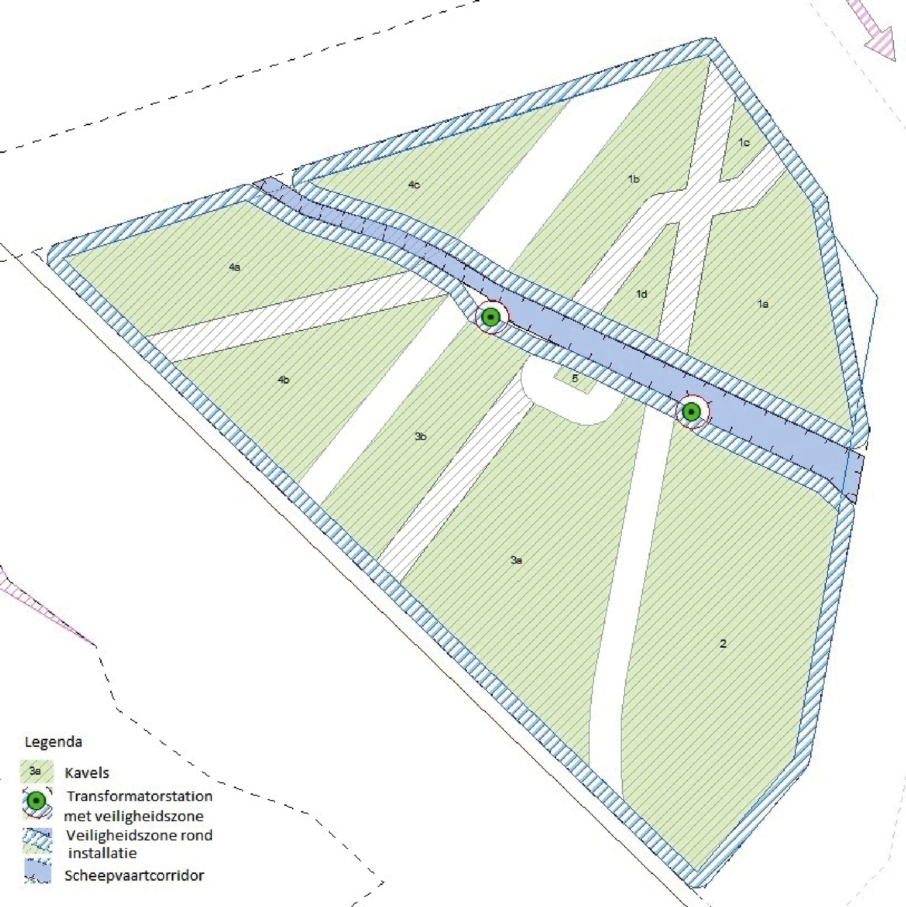 Kaart 1: Overzicht windenergiegebied Borssele