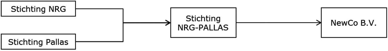 Figuur 1 – versimpelde weergave oprichting NewCo