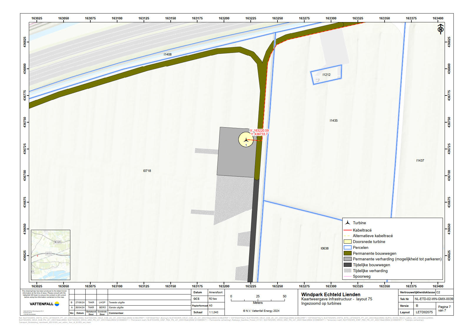 Inrichting windturbine 1