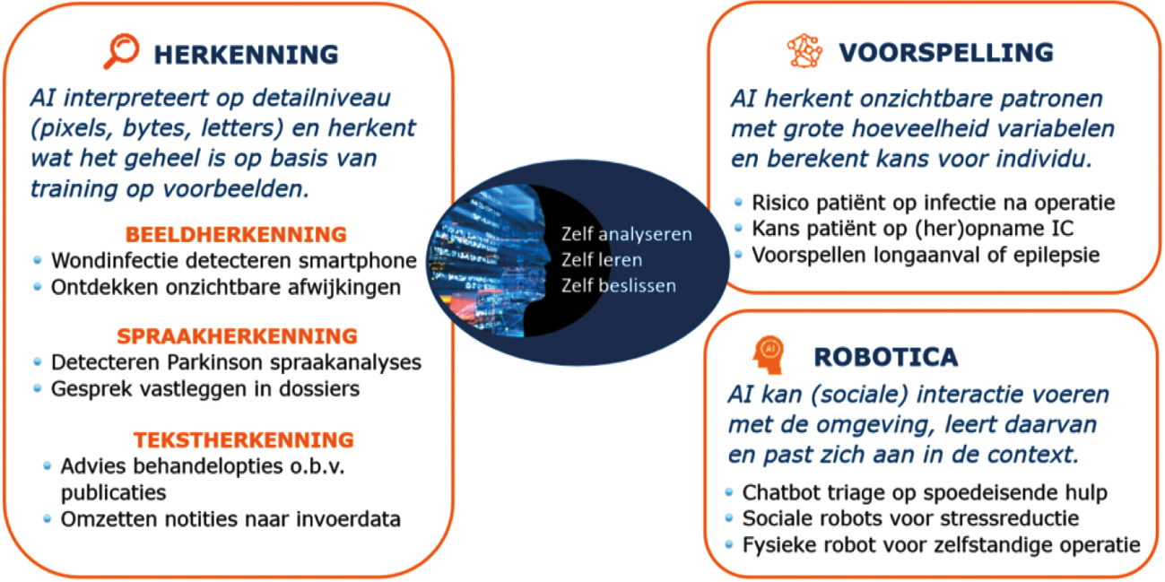 Afbeelding 1. AI in gezondheid en zorg