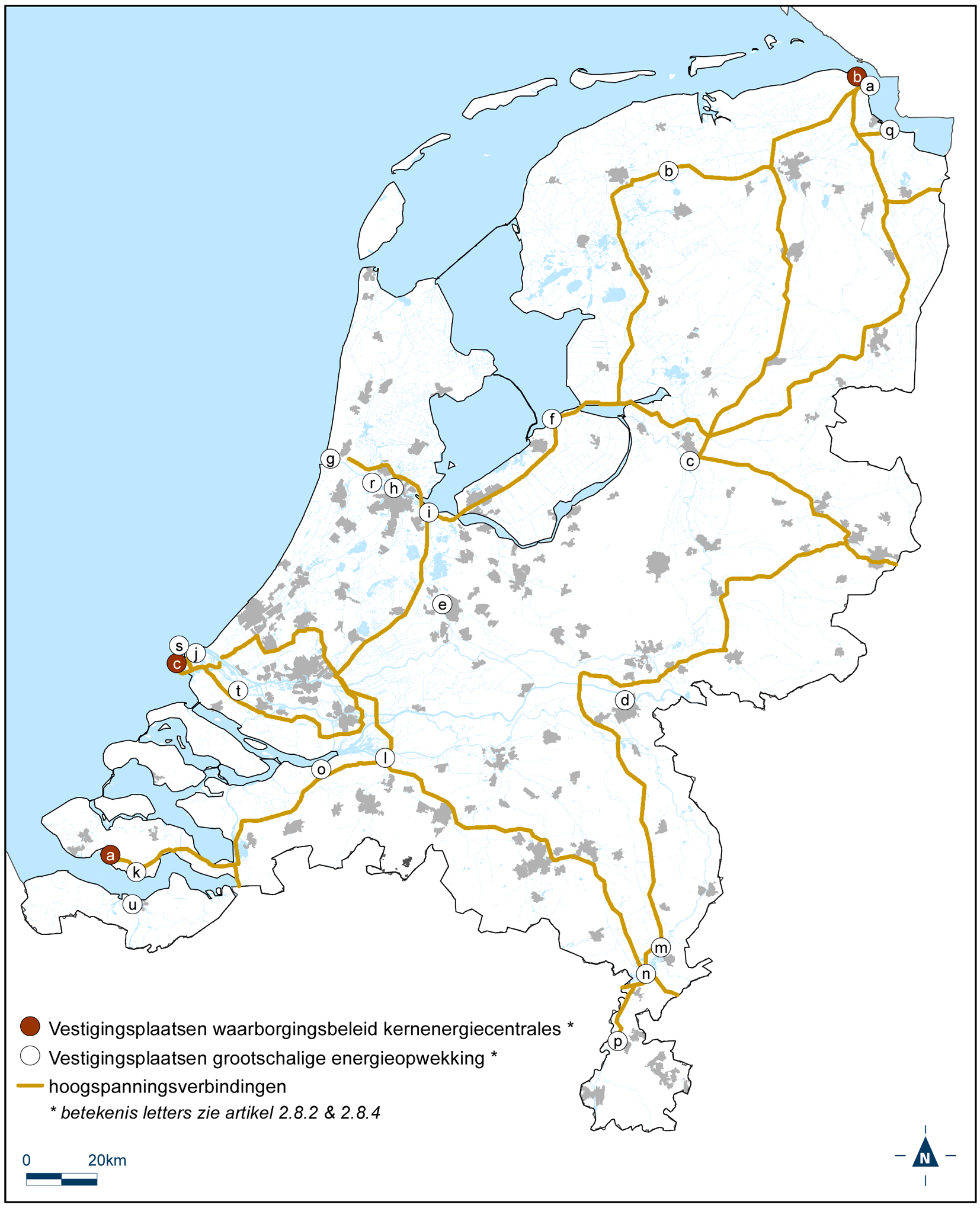 Kaarten electriciteitsvoorziening