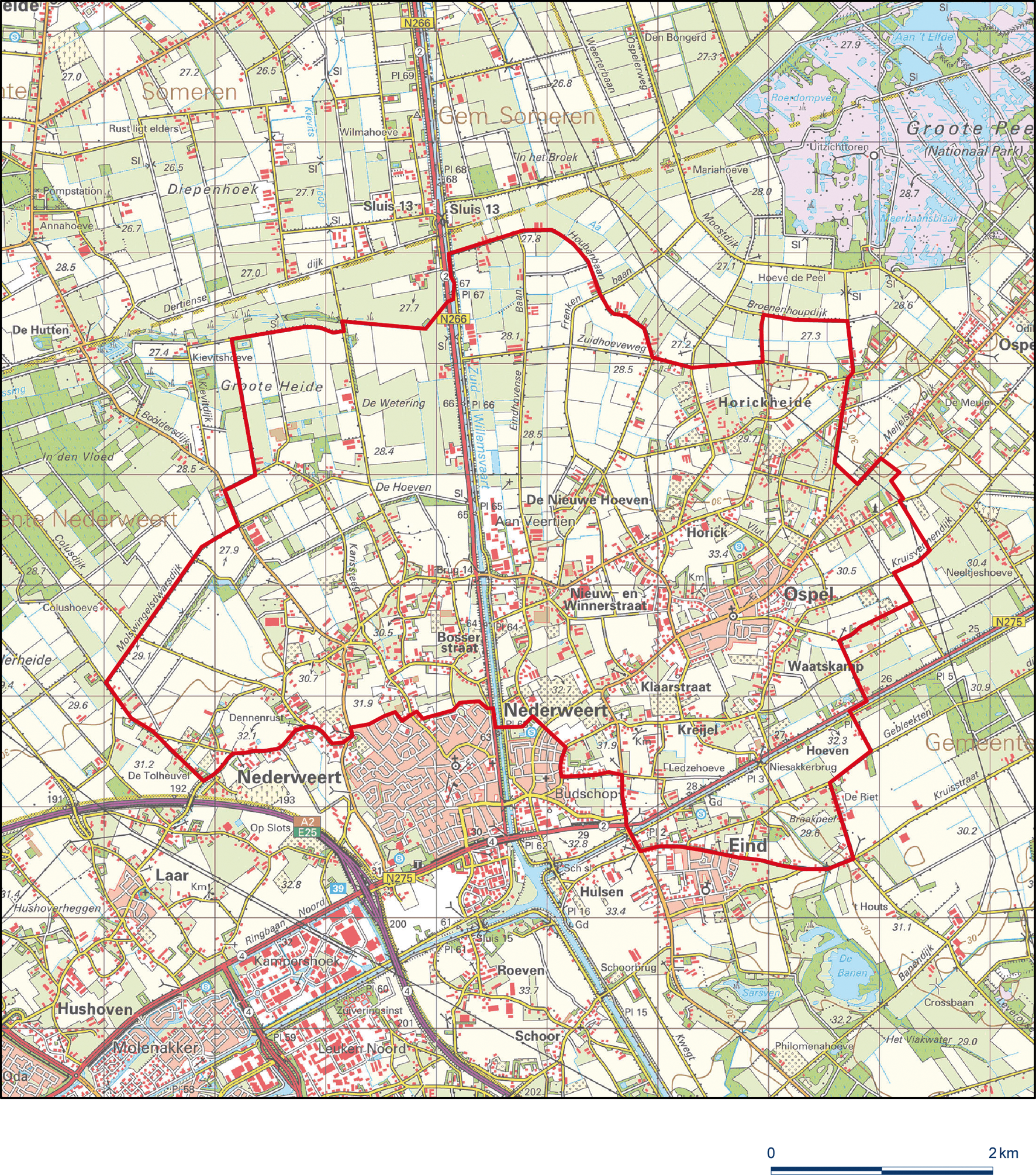 Onderdeel 2 Gebied in de gemeente Nederweert