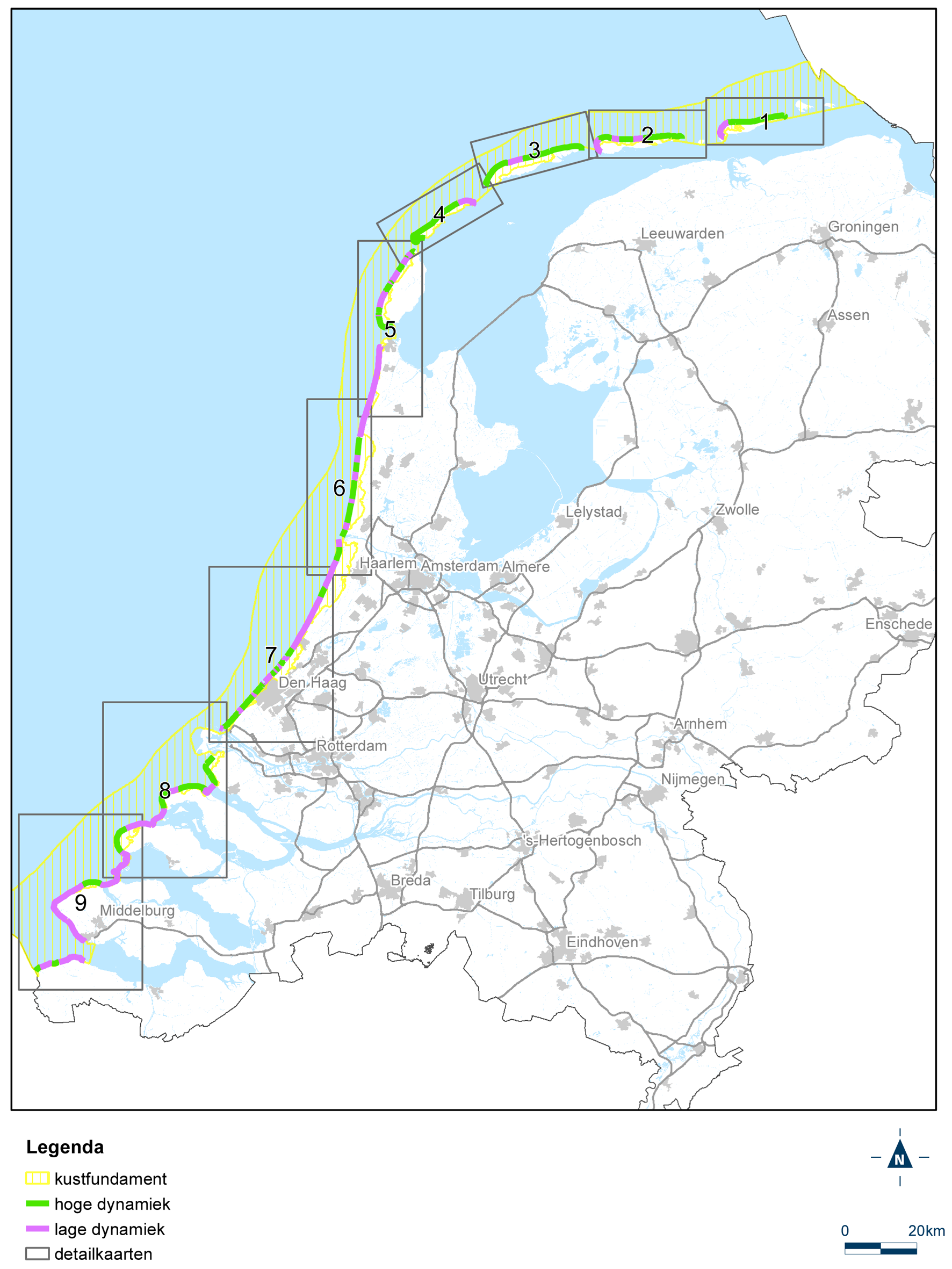 Kaarten kustfundament