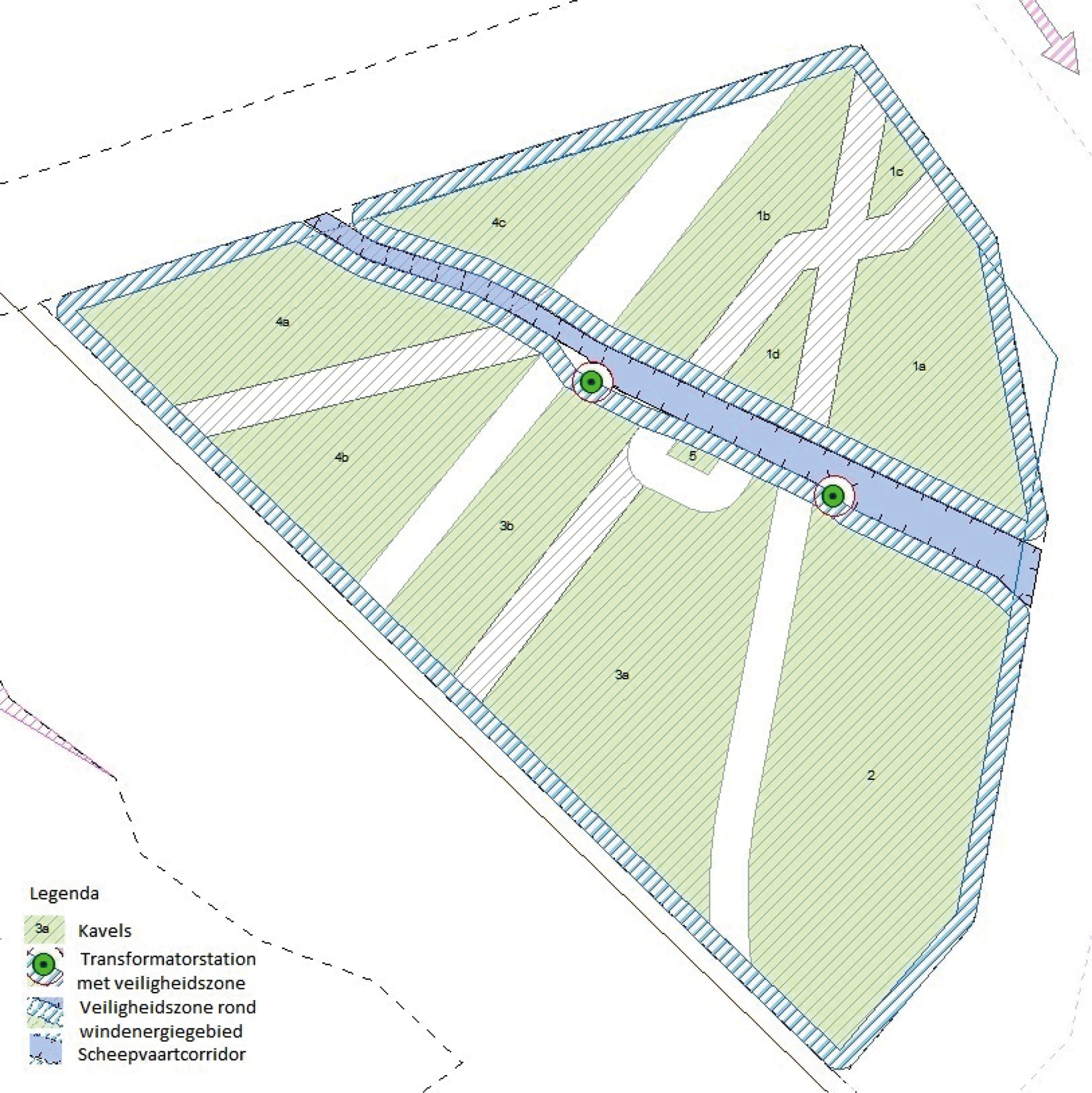 Kaart 1: Overzicht windenergiegebied Borssele