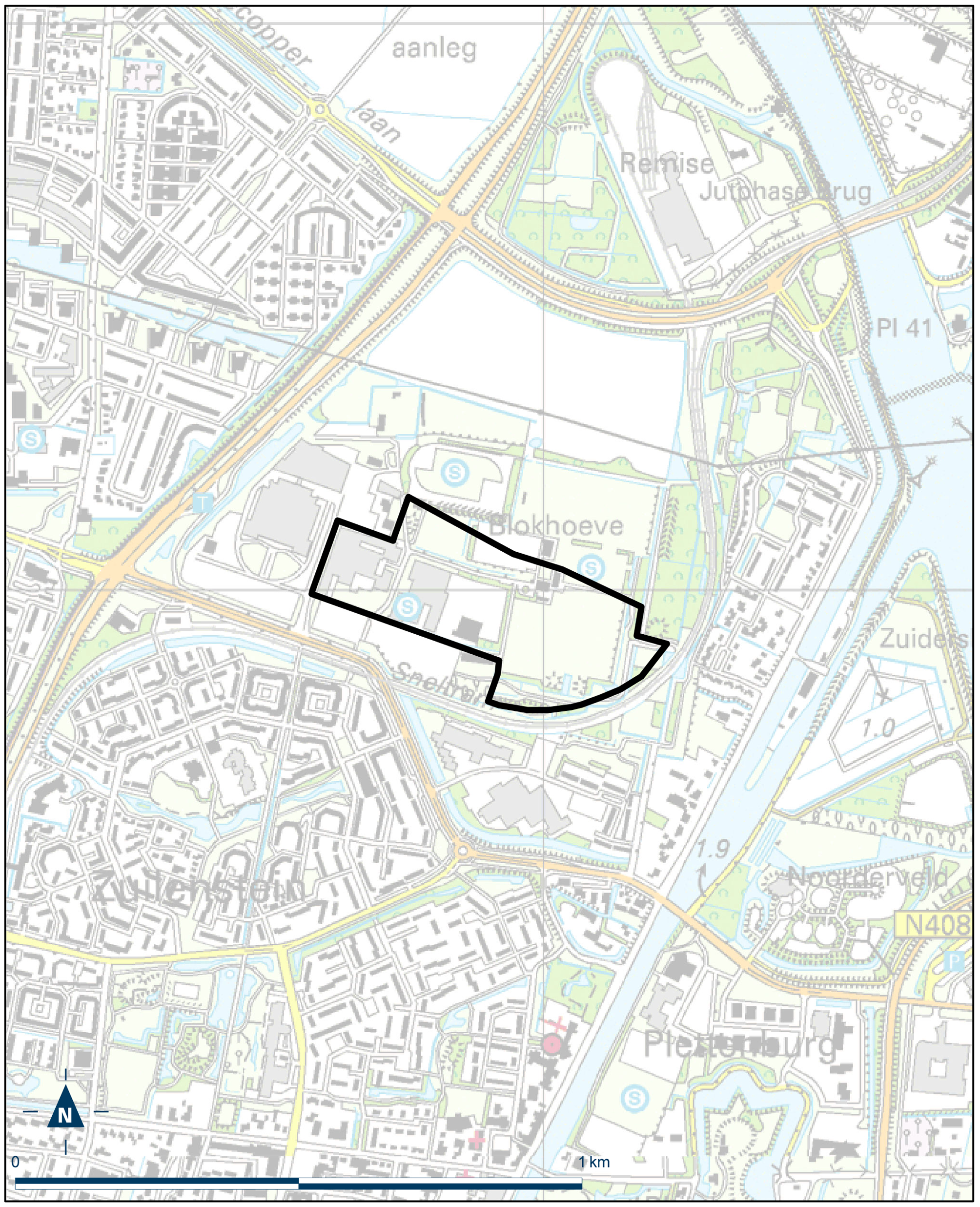 Kaart Nieuwegein – Blokhoeve