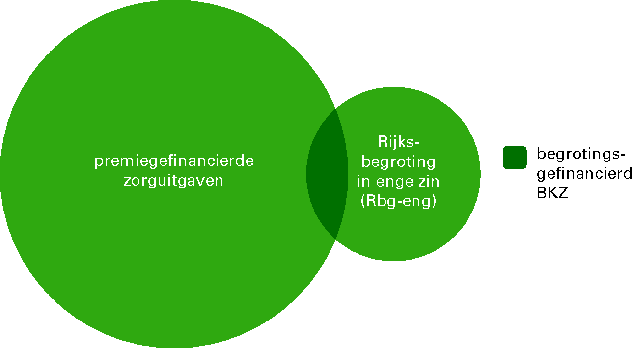 Overzicht 2: Onderscheid tussen Budgettair Kader Zorg (BKZ) en begroting