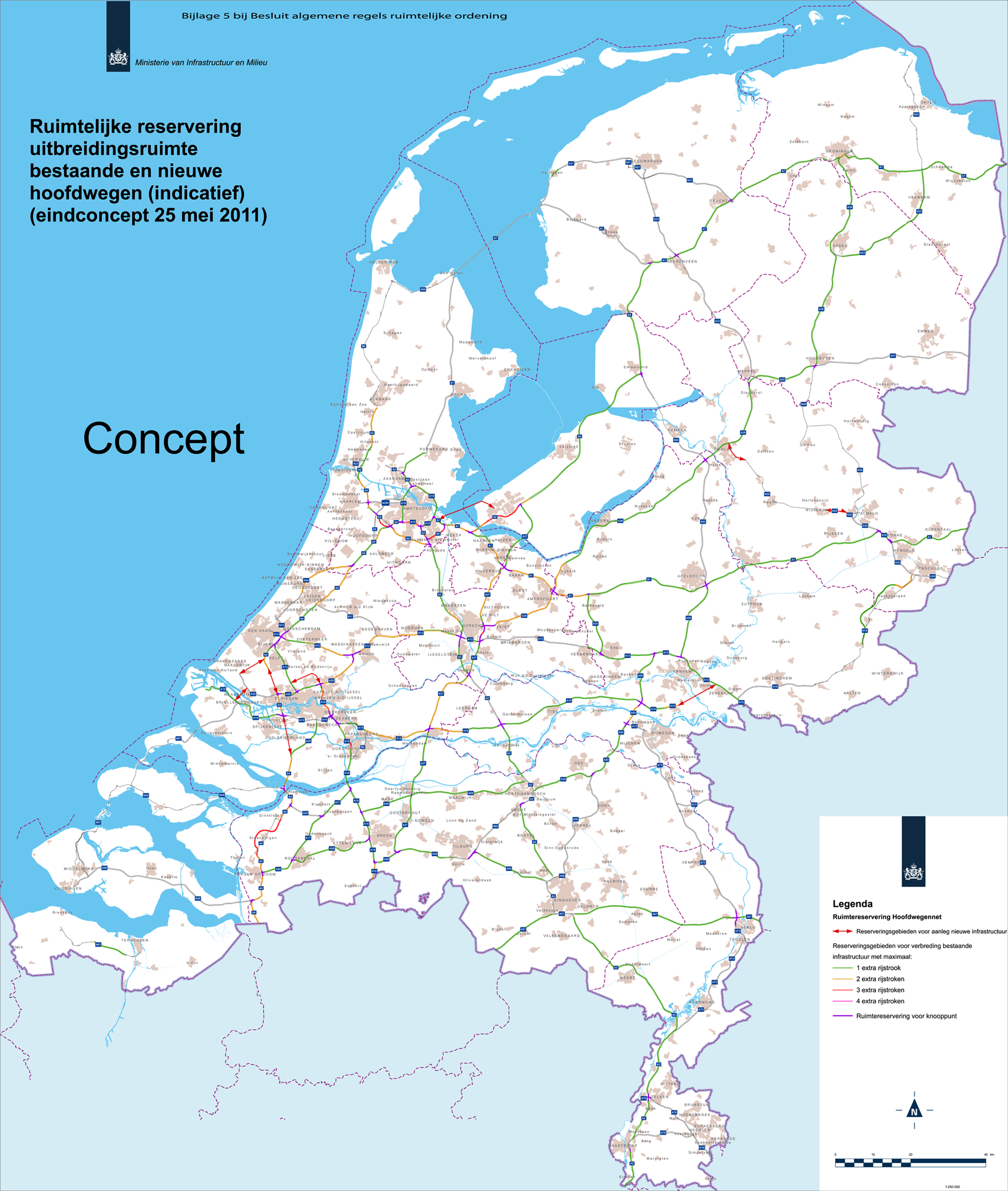 kaart 5 – Hoofdwegen