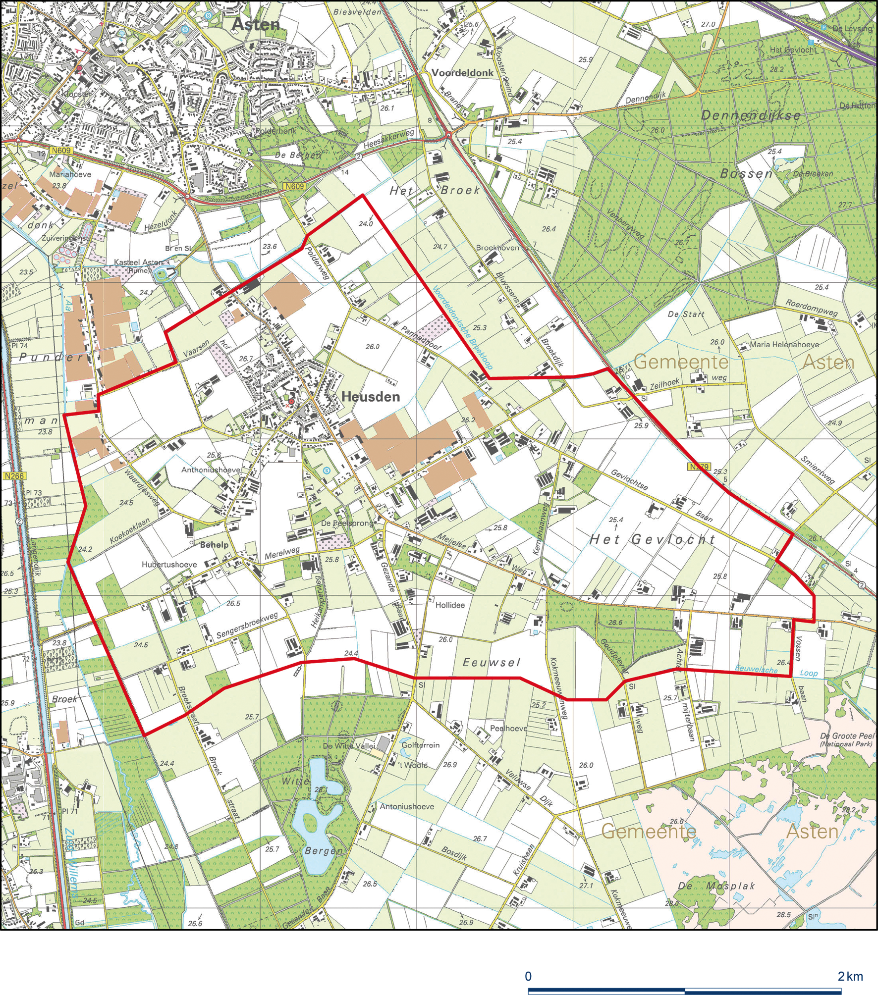 Onderdeel 1 Gebied in de gemeente Asten