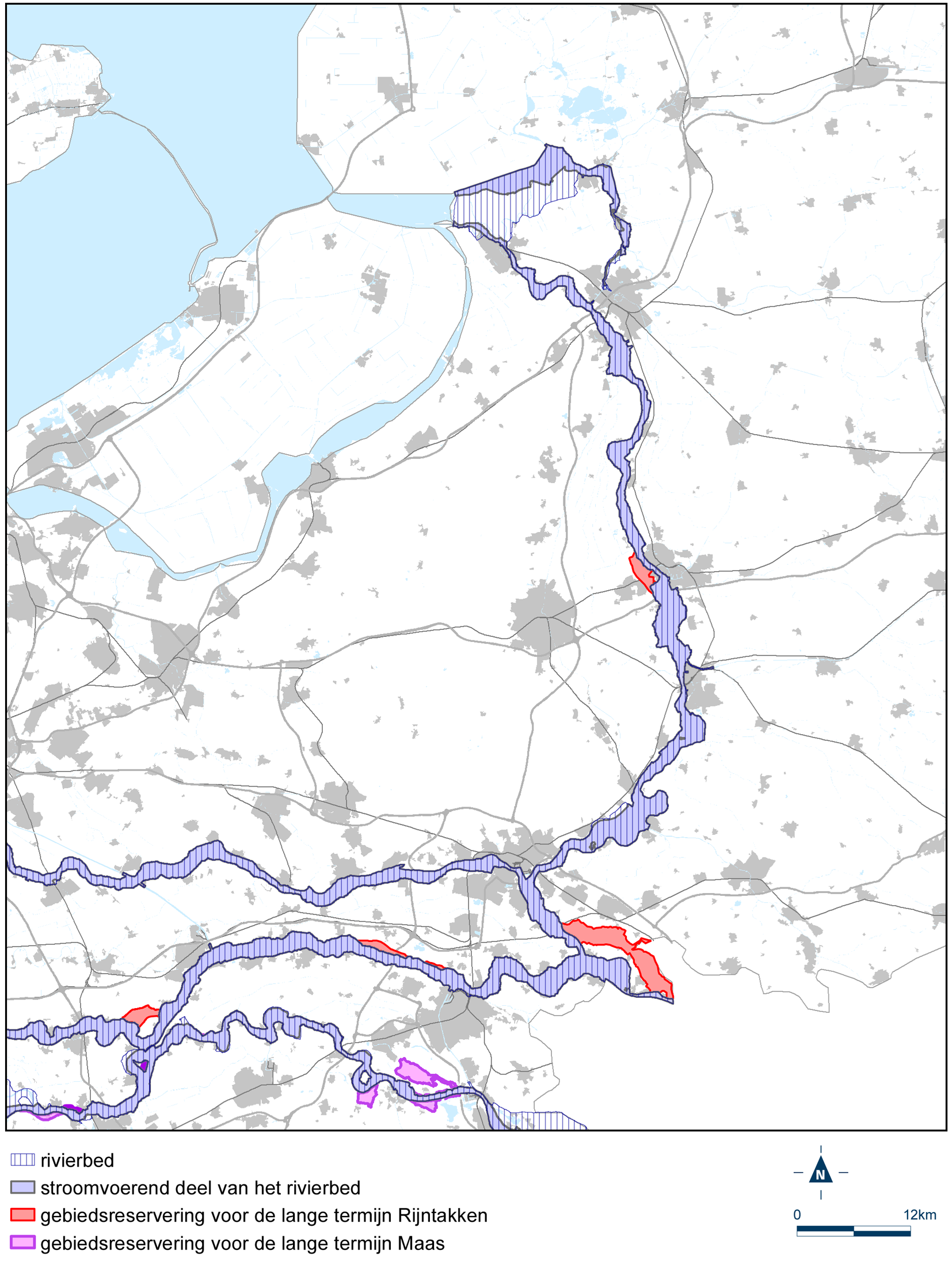 Detailkaart grote rivieren noord