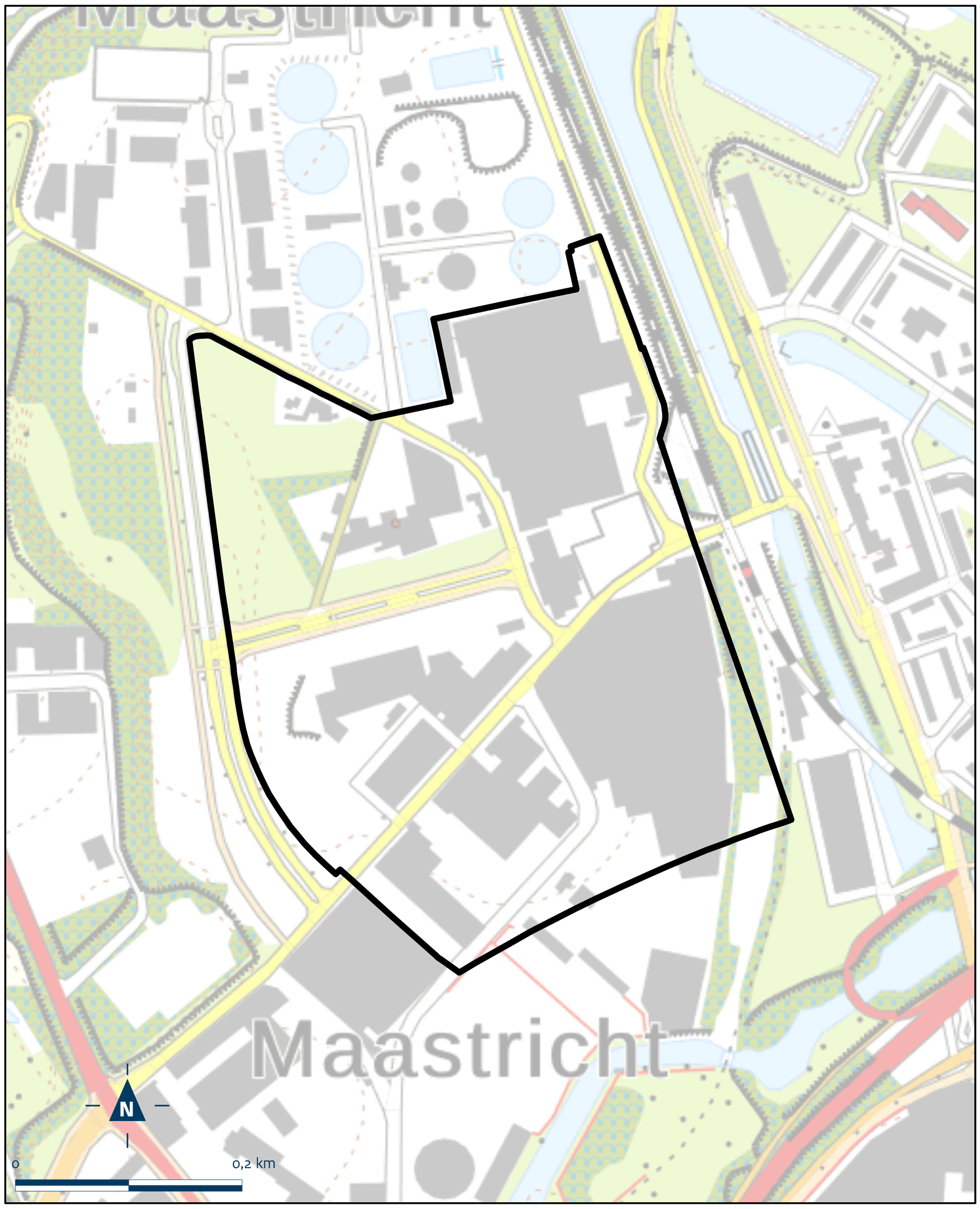 Kaart Maastricht, Retailpark Belvédère