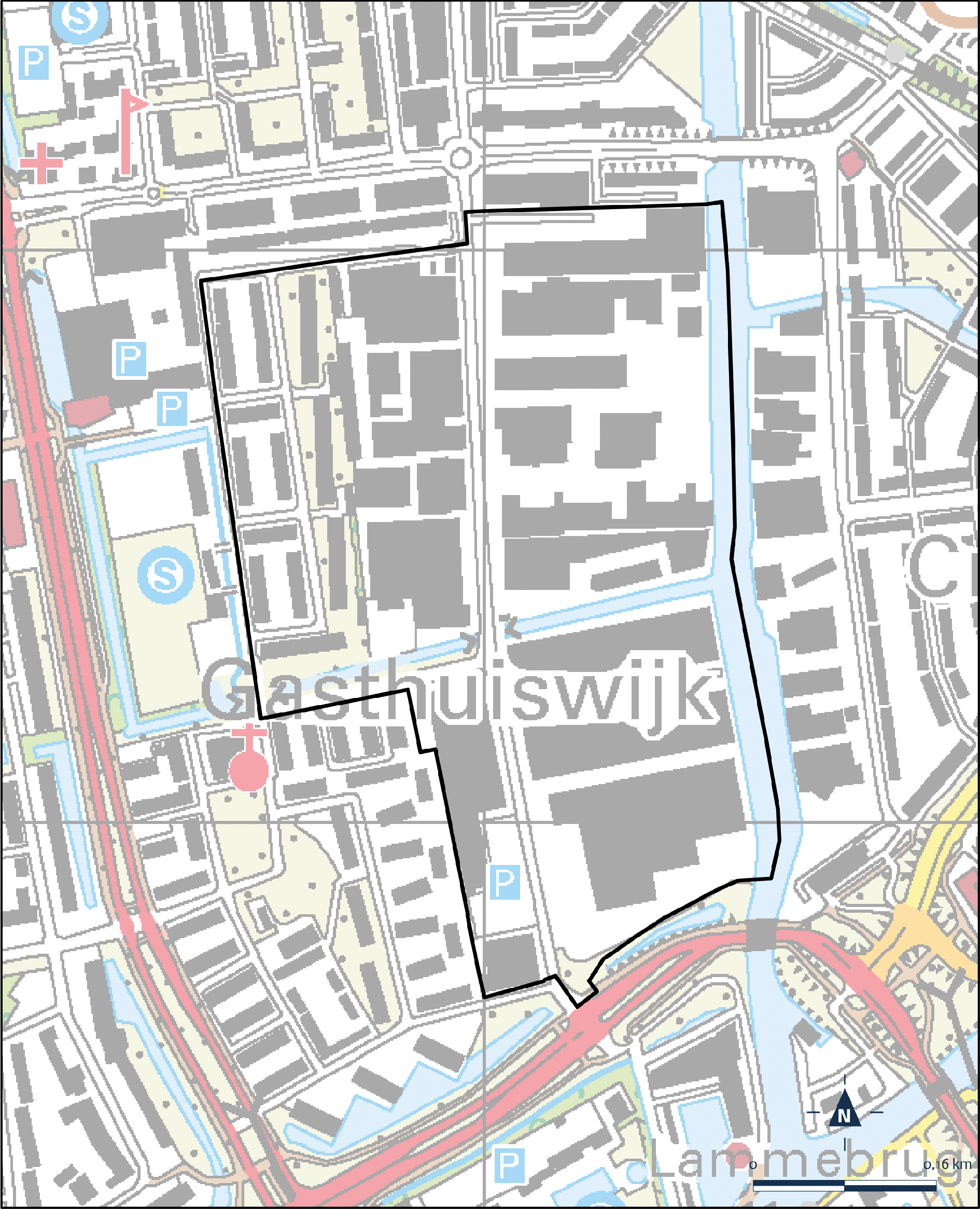 Kaart Leiden, Rooseveltstraat