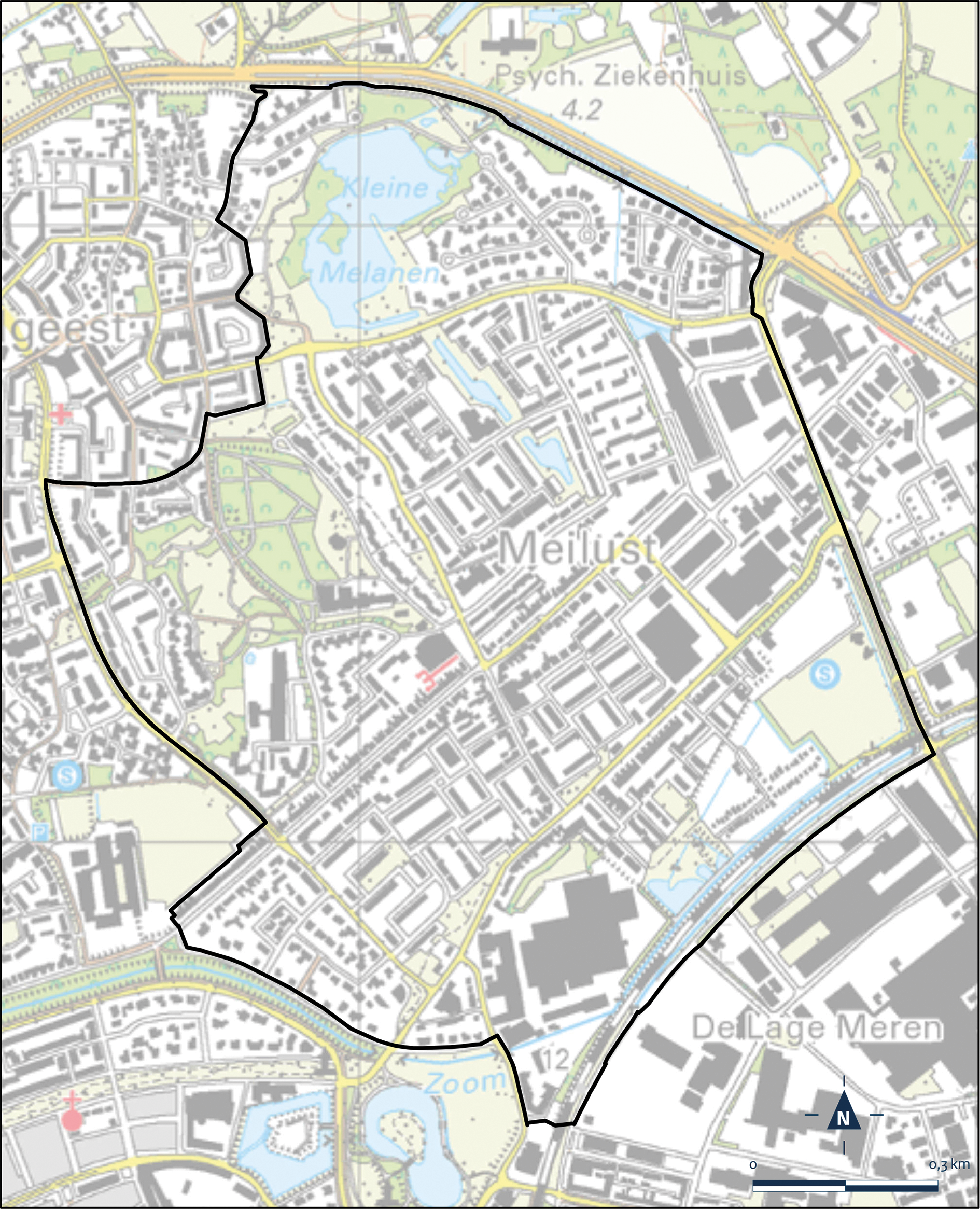 Kaart Bergen op Zoom, Meilust