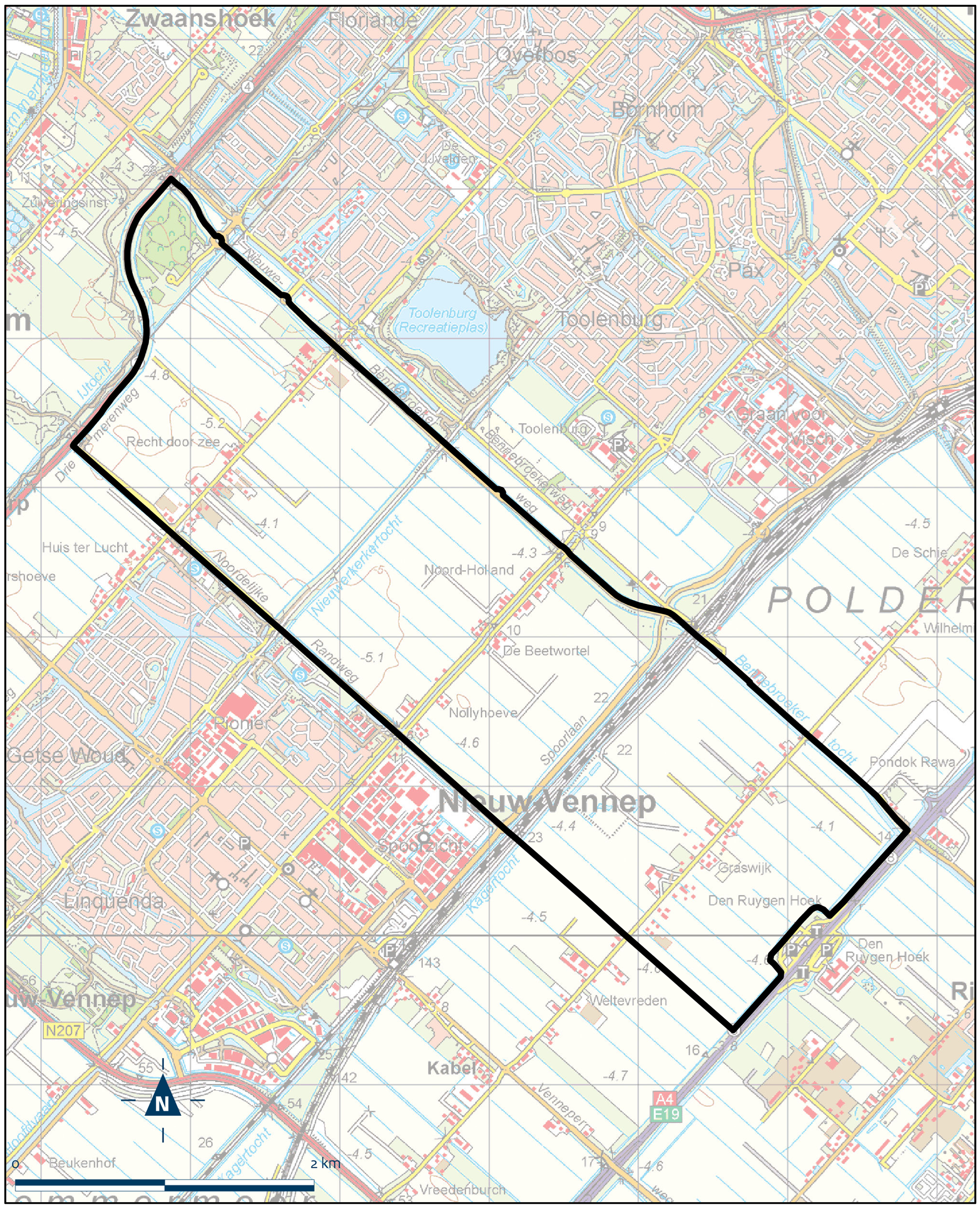 Kaart Haarlemmermeer, Park21