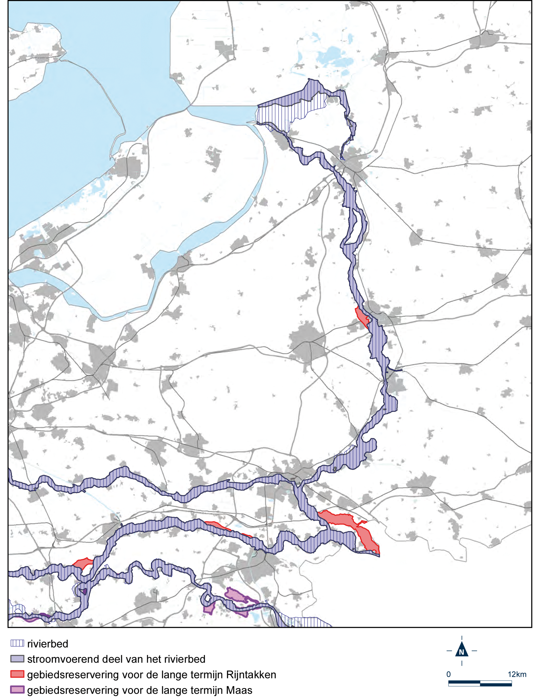 Detailkaart grote rivieren noord