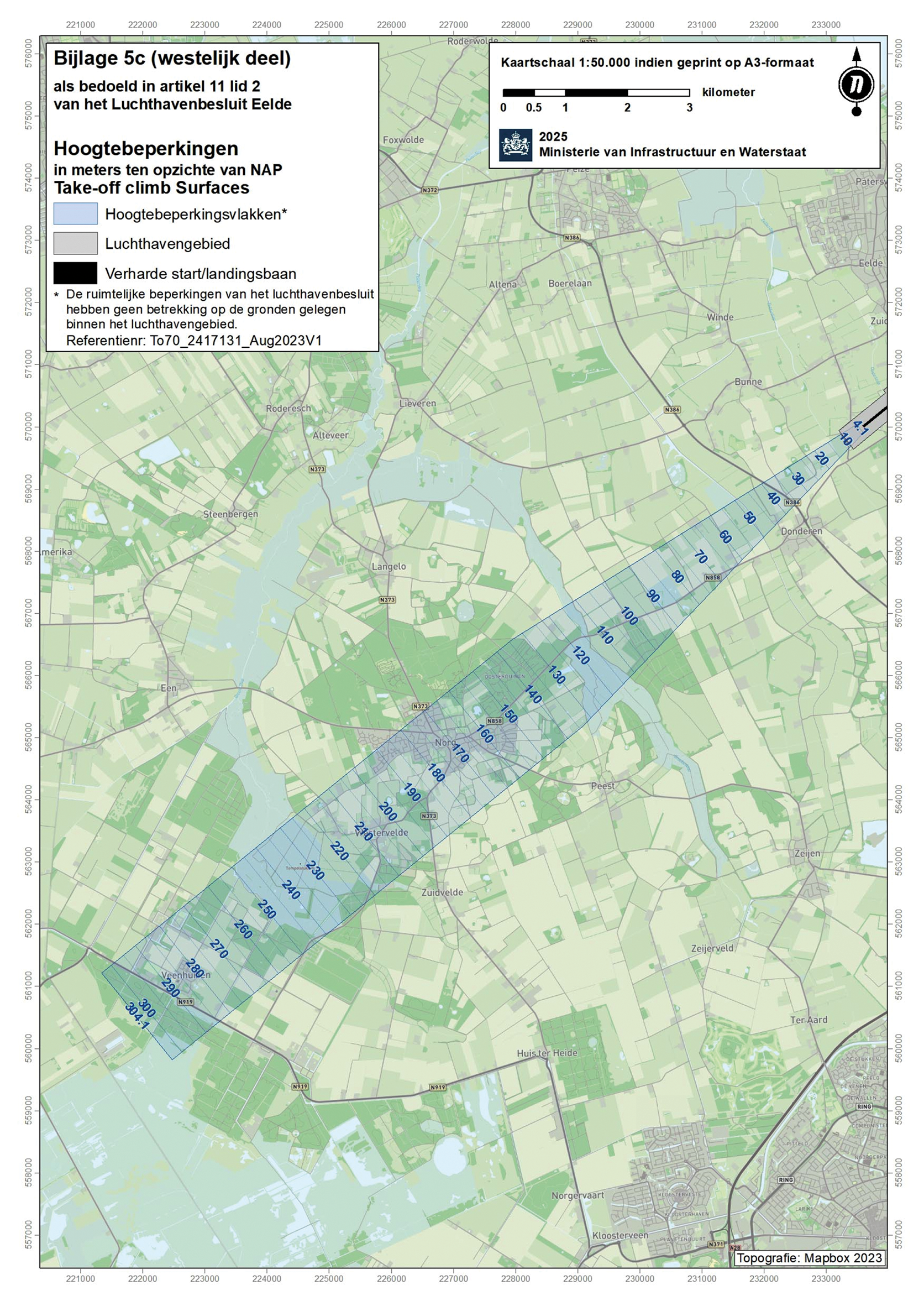 Bijlage 5c als bedoeld in artikel 11, tweede lid, van het Luchthavenbesluit Eelde