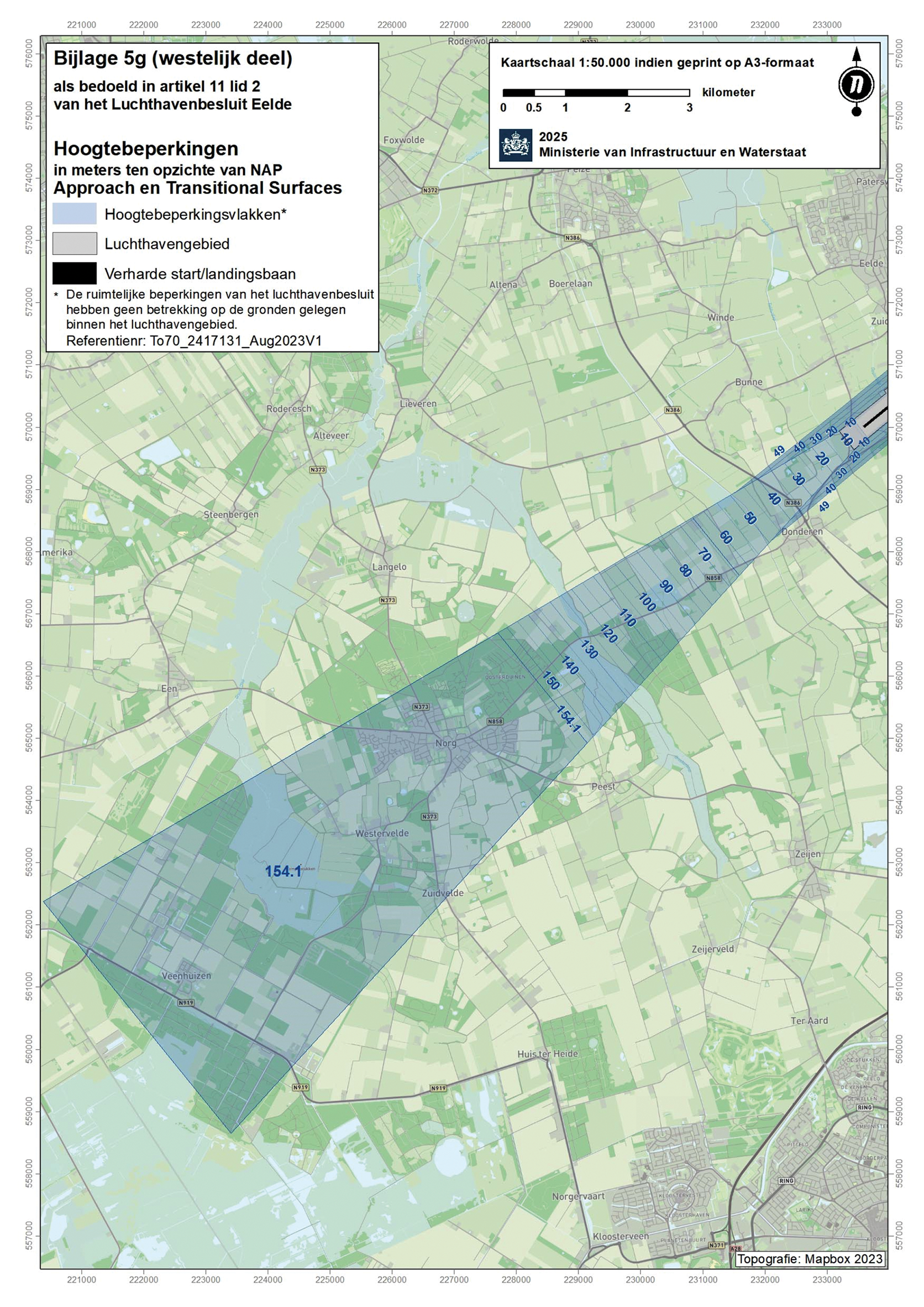 Bijlage 5g als bedoeld in artikel 11, tweede lid, van het Luchthavenbesluit Eelde