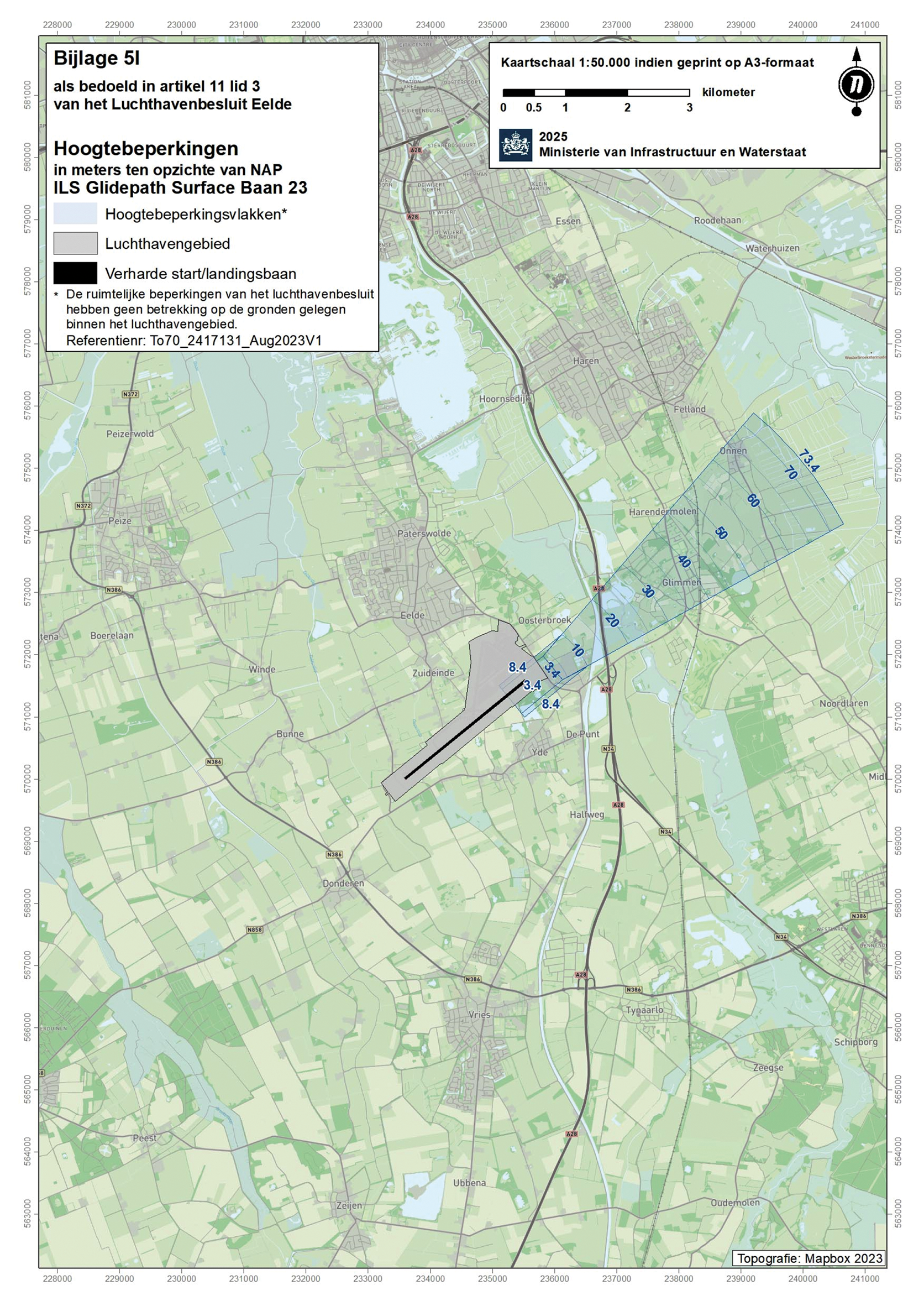 Bijlage 5l als bedoeld in artikel 11, derde lid, van het Luchthavenbesluit Eelde