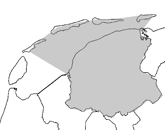 Figuur 2.1: Overzicht frequentieblok 5A, allotment
				23 FR