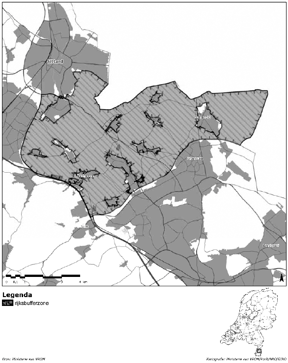 Kaart 1i: rijksbufferzone
              Sittard/Geleen – Heerlen