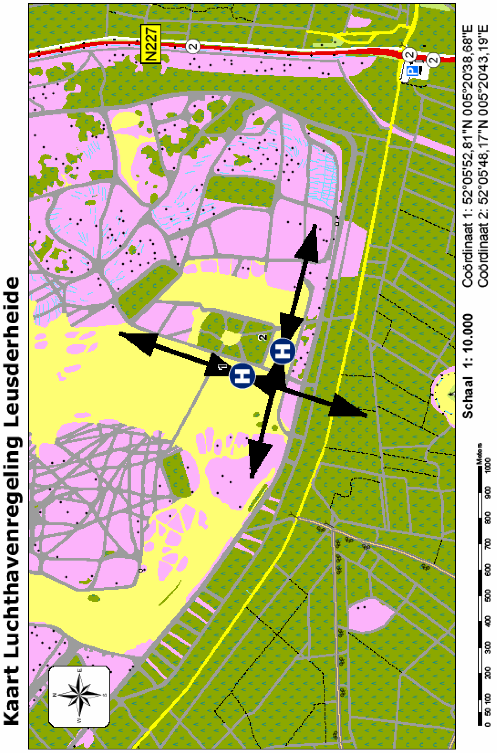 Kaart schaal 1:10.000 ligt ter inzage bij de Militaire Luchtvaart Autoriteit te Den Haag. 