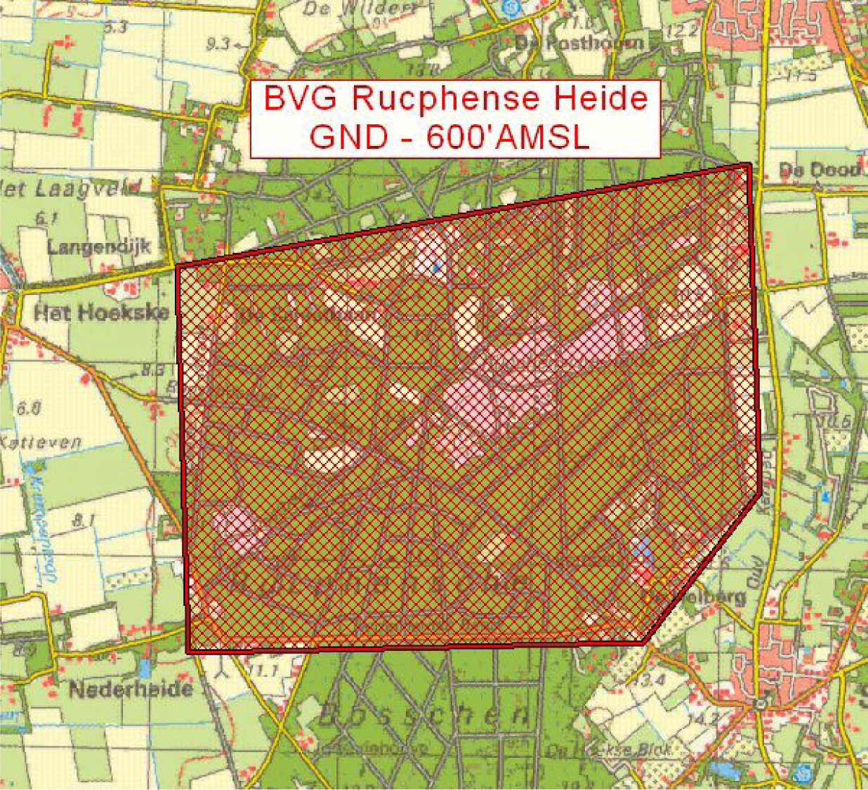 Figuur 1: BVG Rucphense Heide