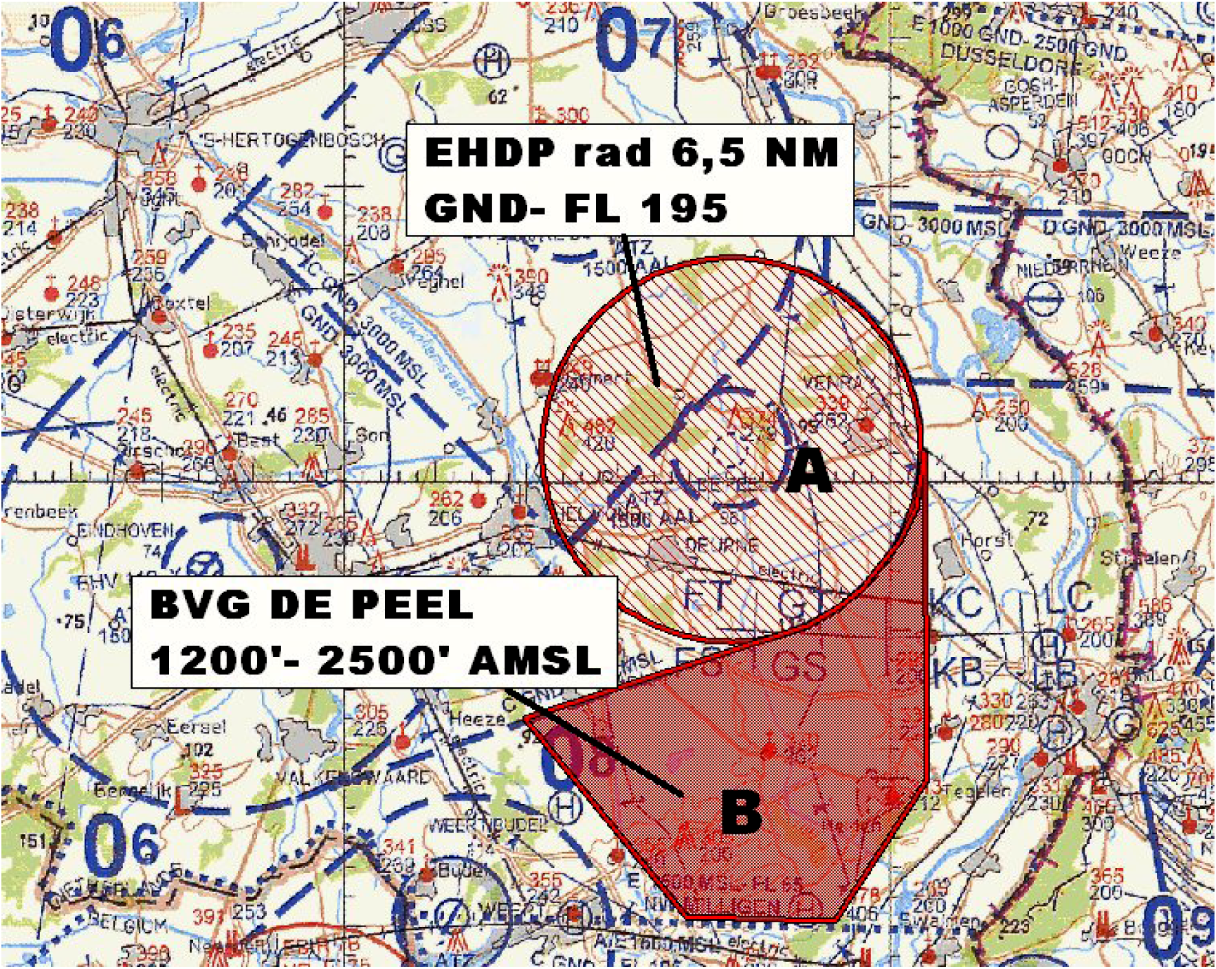Figuur 1: BVG’s De Peel A en B