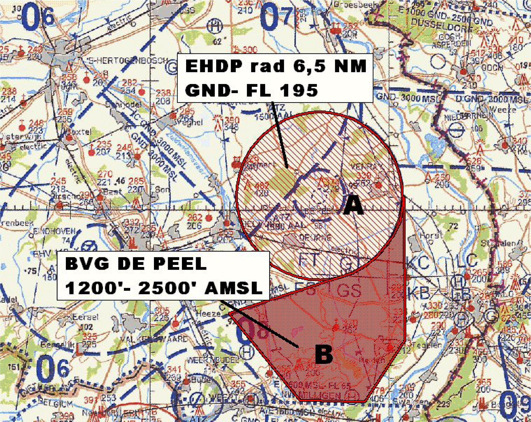 Figuur 1: BVG’s De Peel A en B