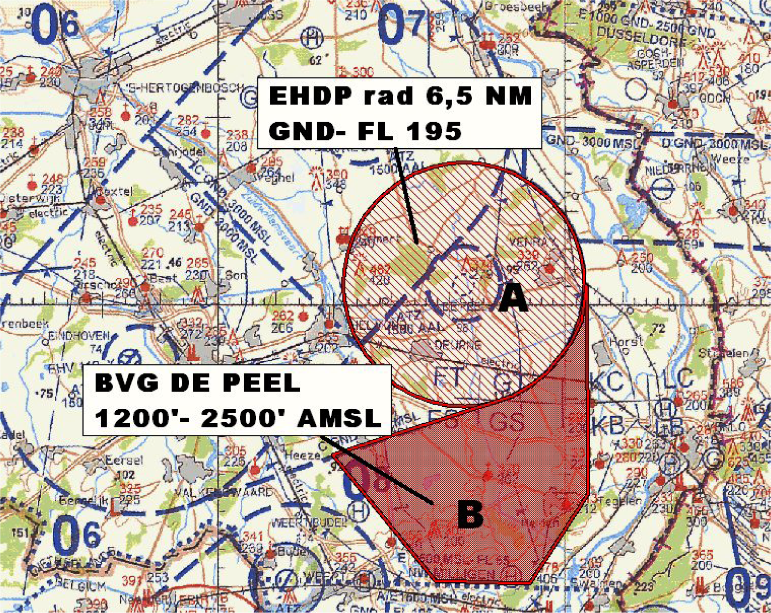 Figuur 1:BVG’s De Peel A en B