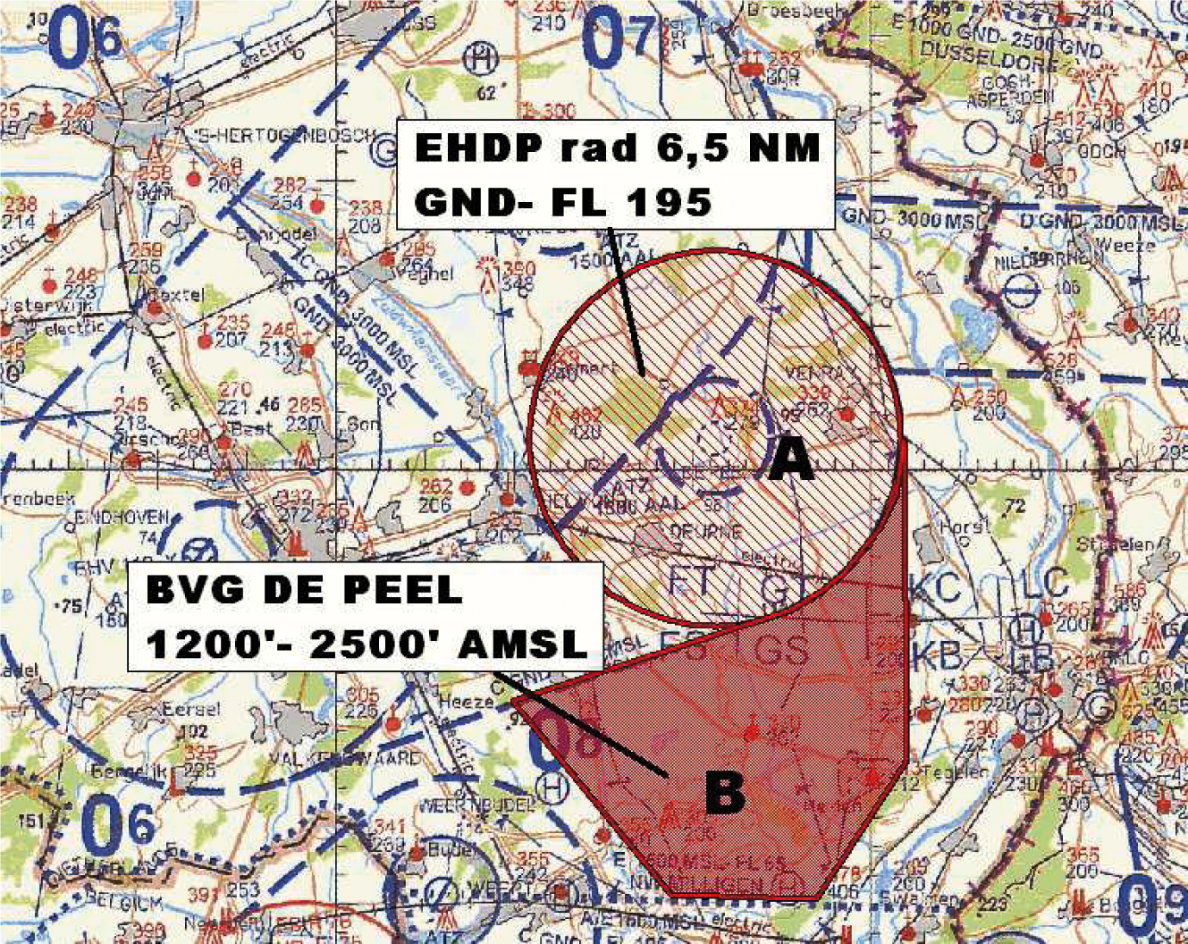 Figuur 2: BVG’s De Peel A en B