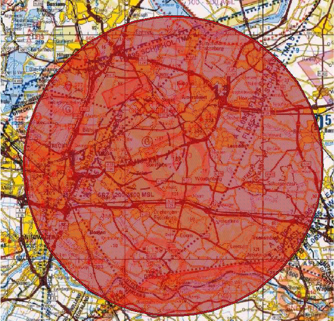 Figuur 1: oefengebied Leusderheide